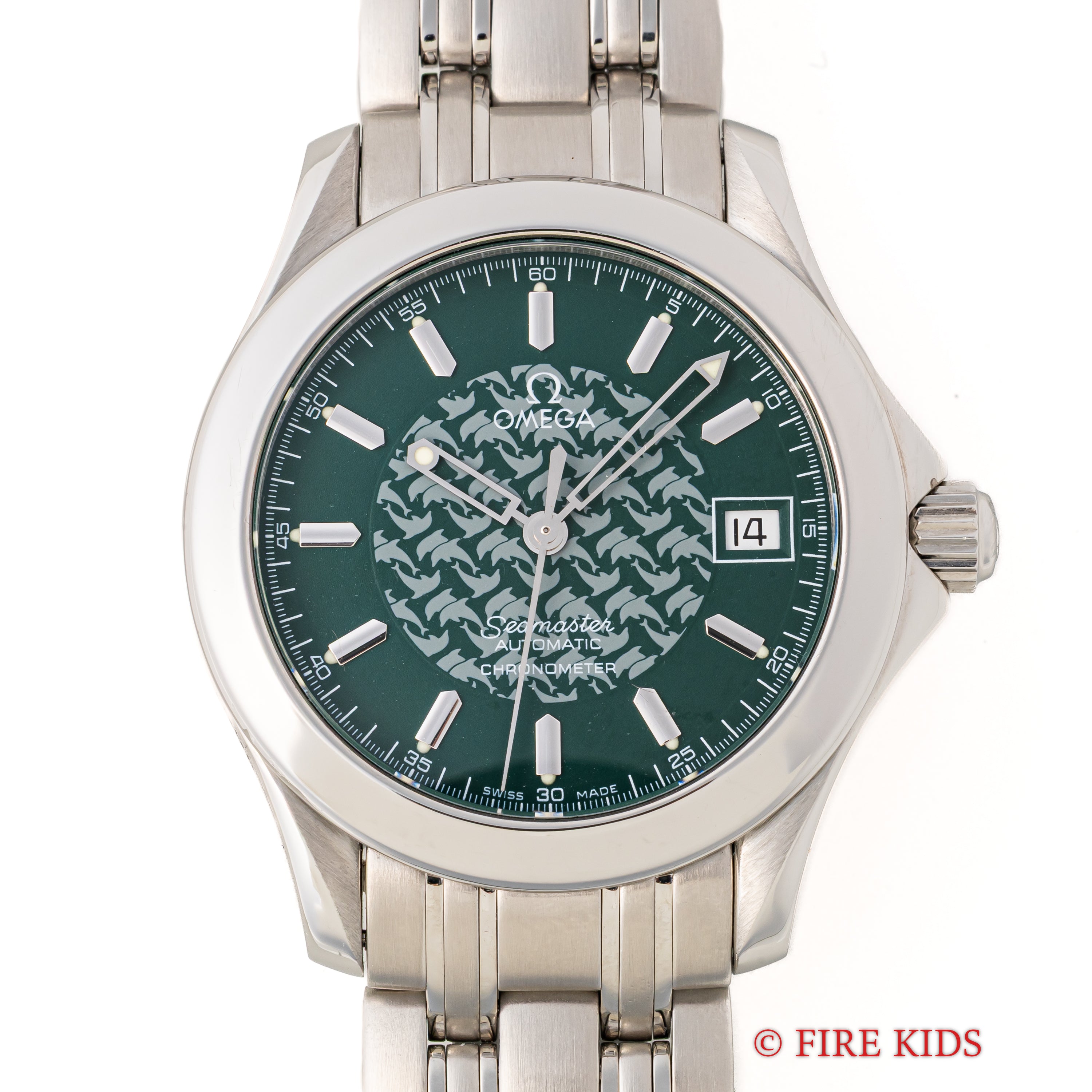 オメガ シーマスター120 ジャック・マイヨール 1998年製 限定モデル 自動巻き Ref.2506.70/168.1614 Cal.1120 ギャラ付き