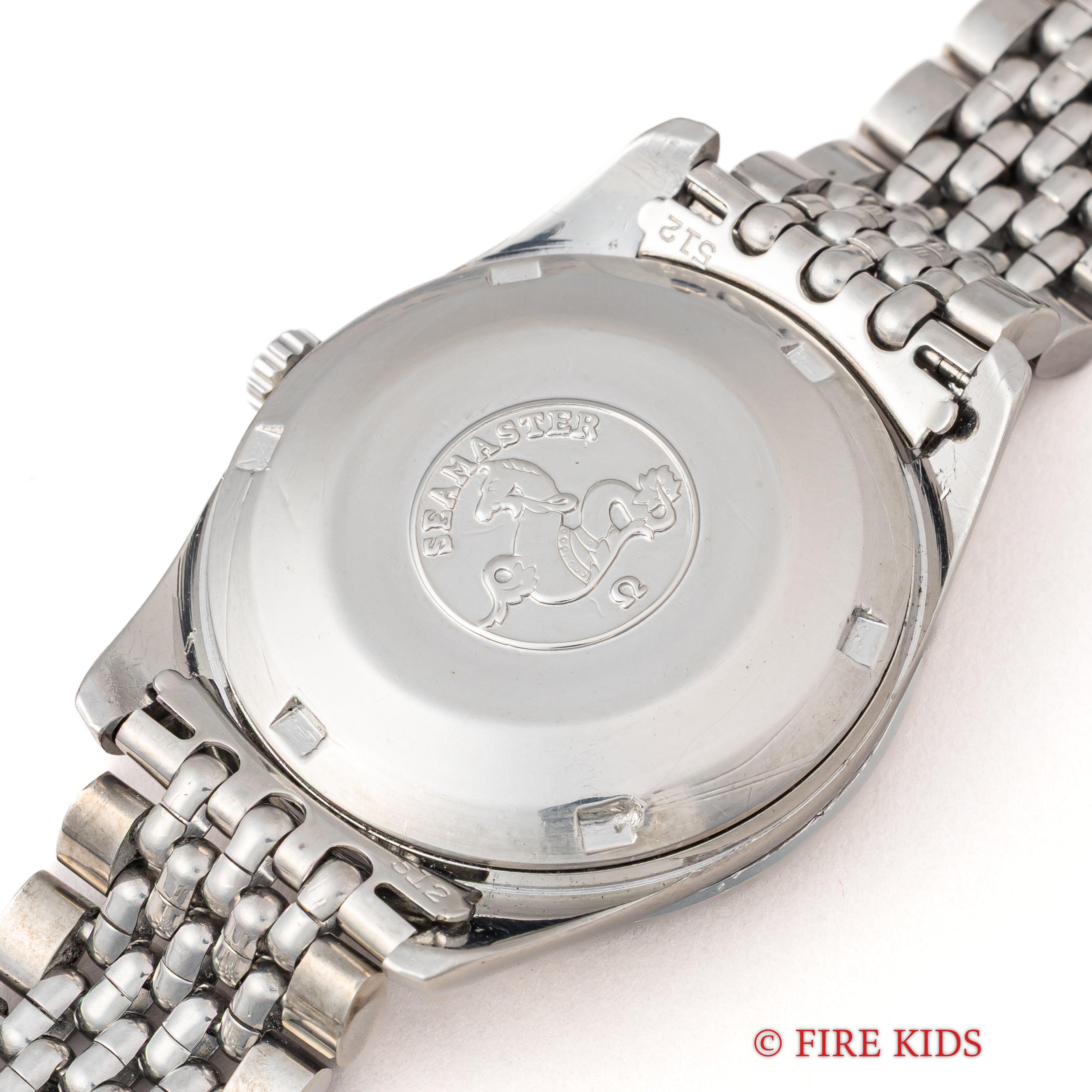 オメガ シーマスター ブラックミラーダイヤル 1958年製 Ref.14744 1SC 純正ライスブレス