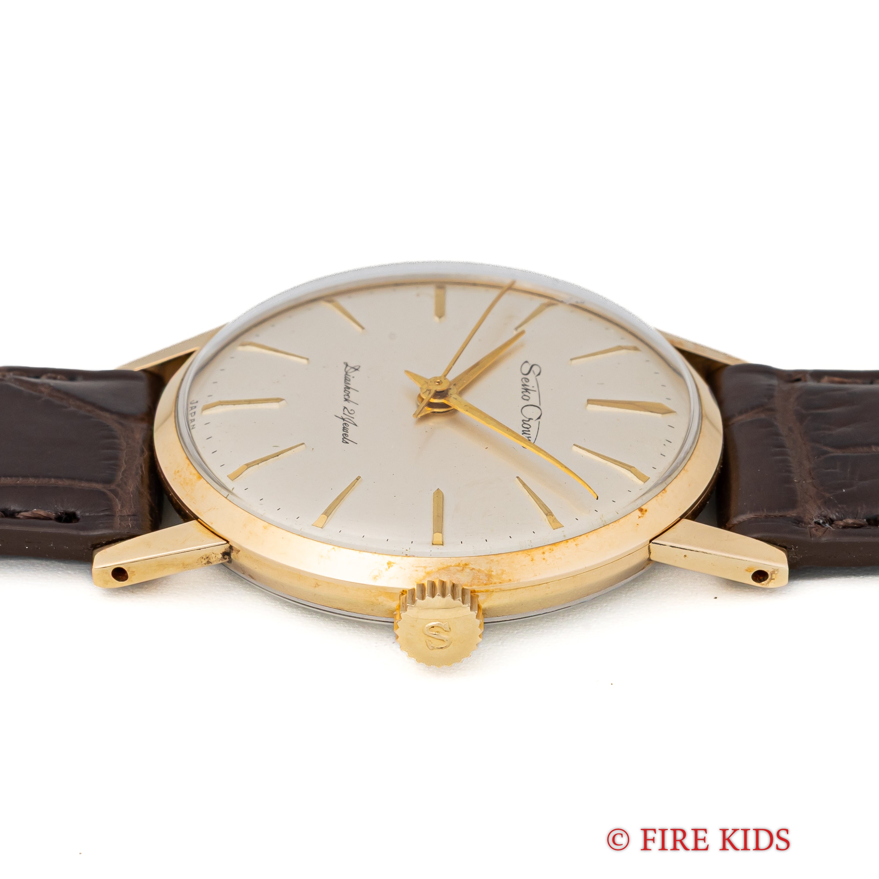 セイコー クロノス 1959年製 21石手巻 14KGF 手巻き