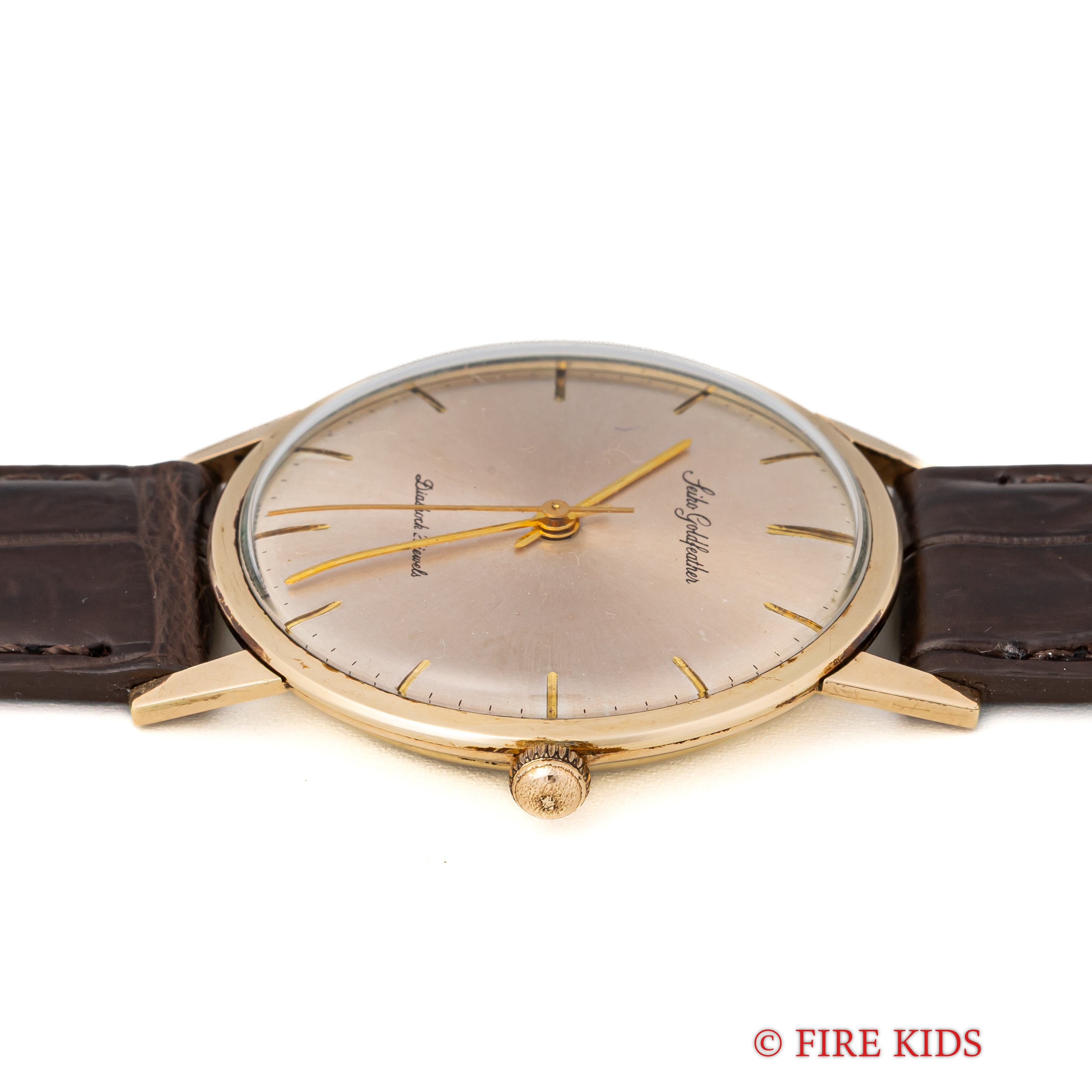 セイコー ゴールドフェザー Ref.J14060E 1962年製 手巻き 14金張り