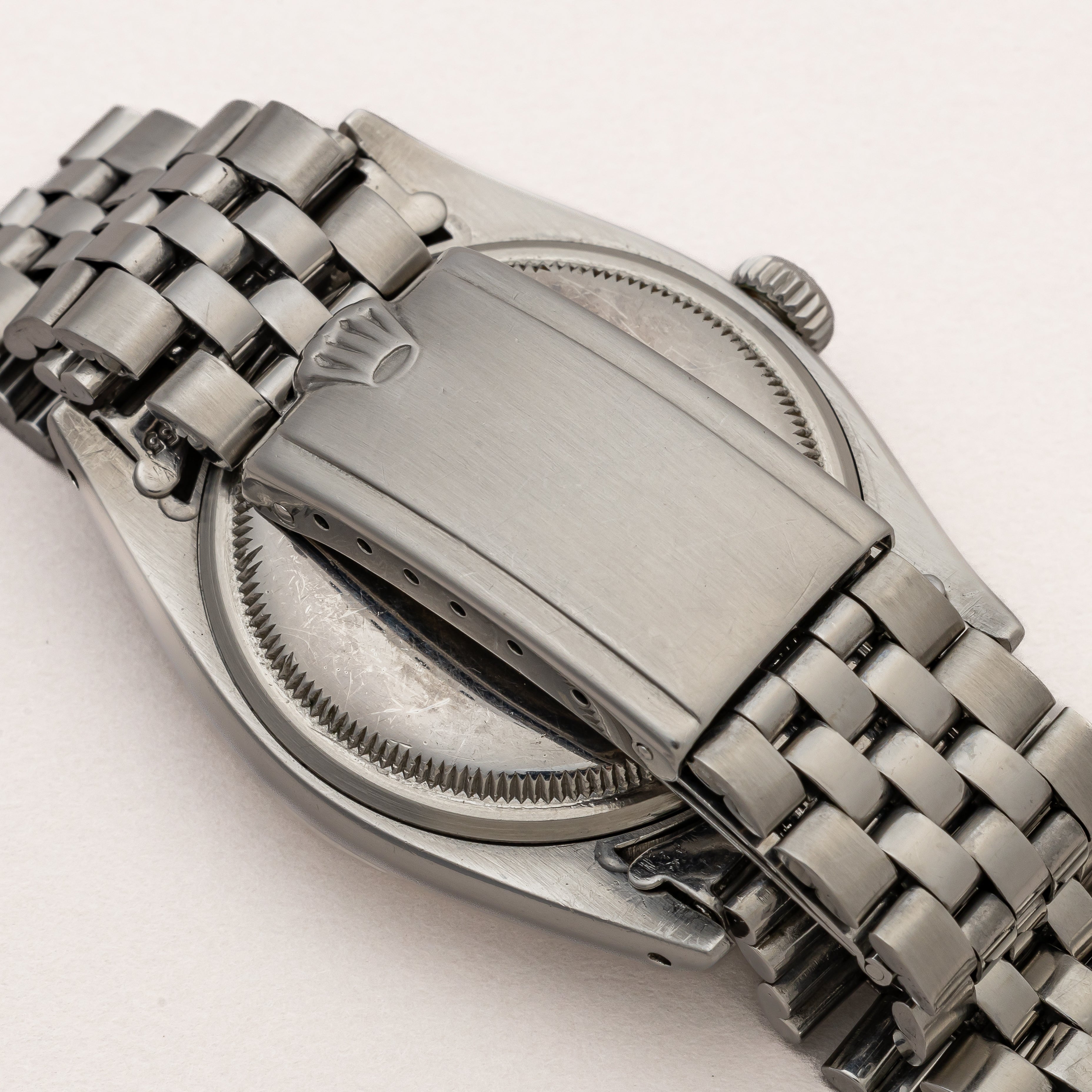 ロレックス デイトジャスト 1959年製 Ref.6605 シルバーダイヤル 赤黒カレンダー