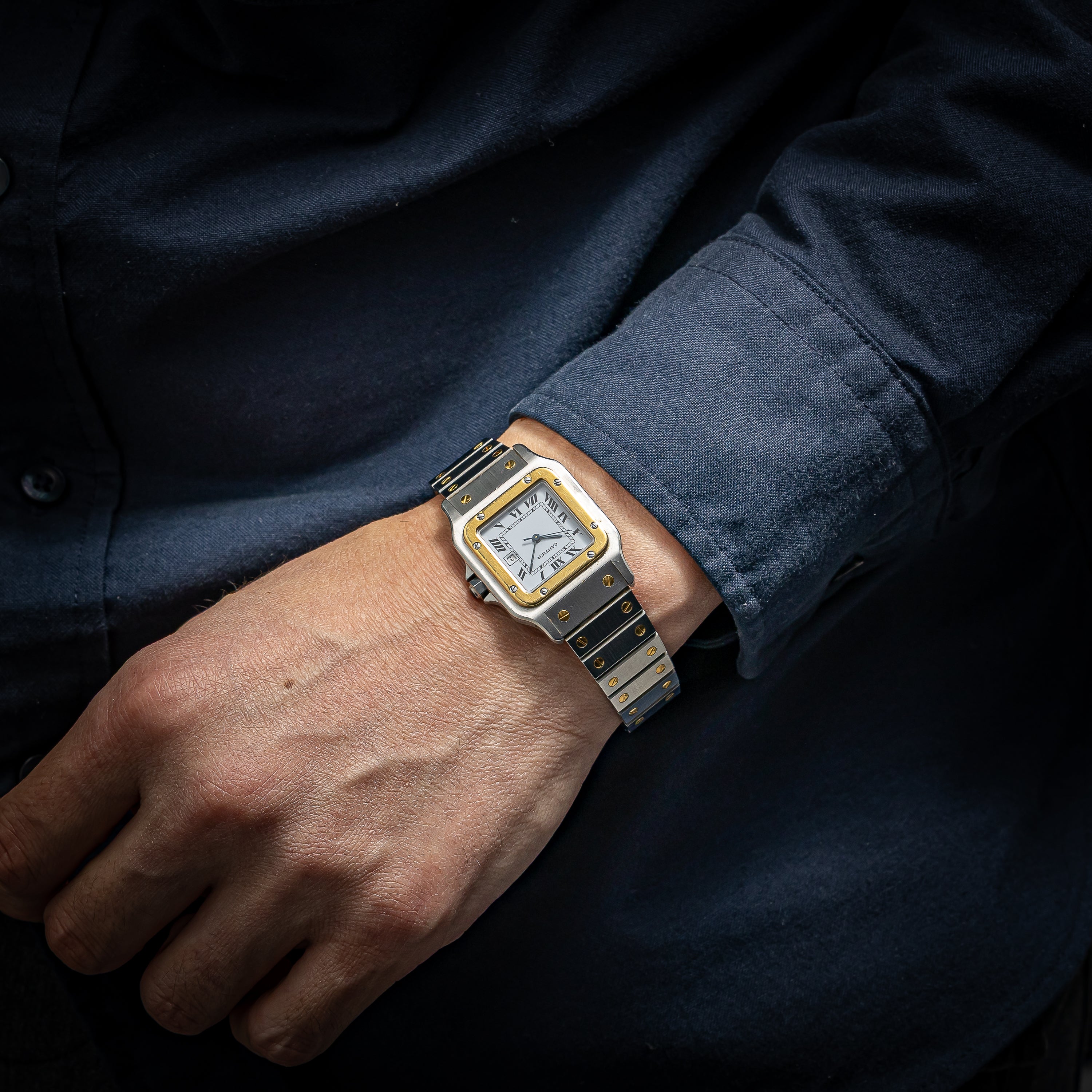 79091円 カルティエ Cartier サントス クーガーLM W20036R3