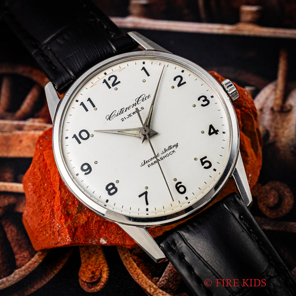 シチズン エース 国鉄 1966年製 鹿児島鉄道管理局 手巻き 鉄道