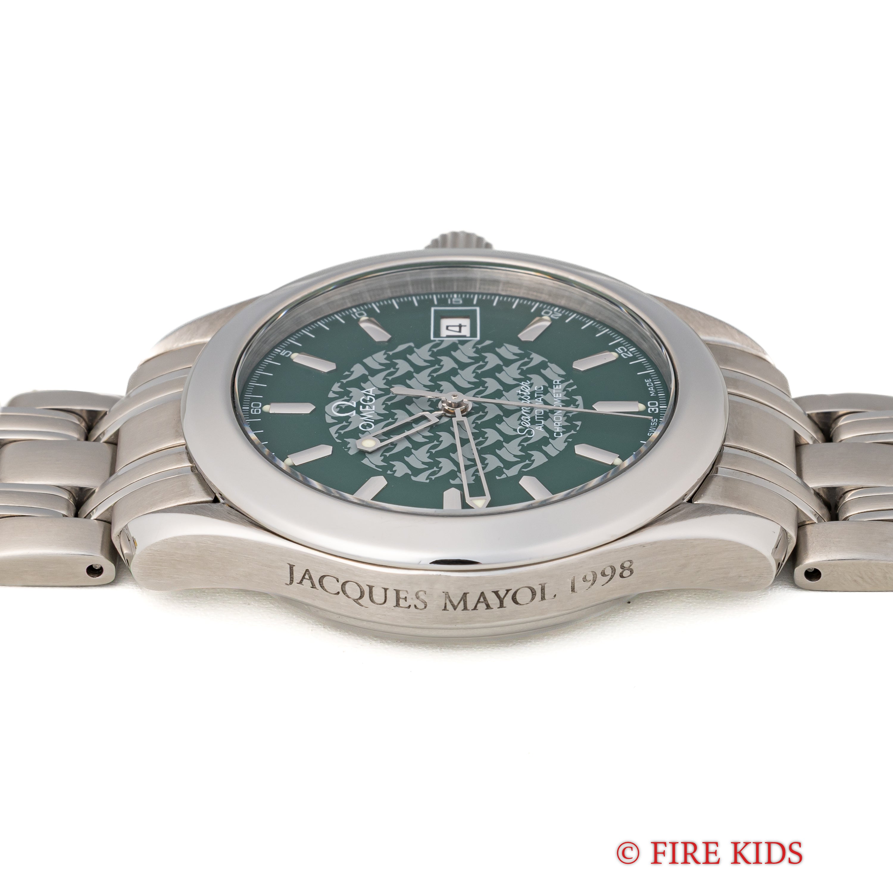 オメガ シーマスター120 ジャック・マイヨール 1998年製 限定モデル 自動巻き Ref.2506.70/168.1614 Cal.1120 ギャラ付き