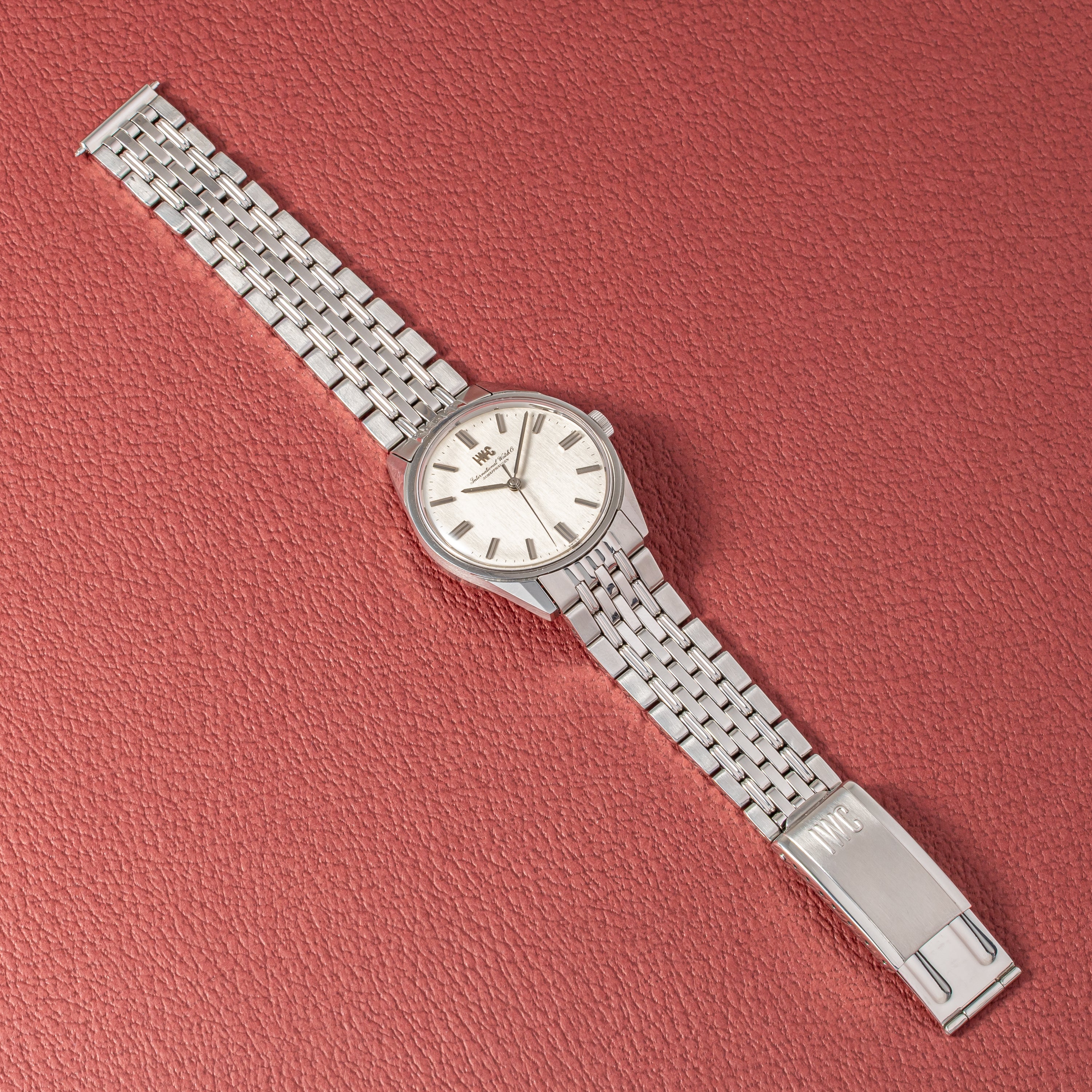 IWC ラウンド 1970年製（昭和45年製） Cal.89 手巻き 箱ギャラ  R810 純正ブレス