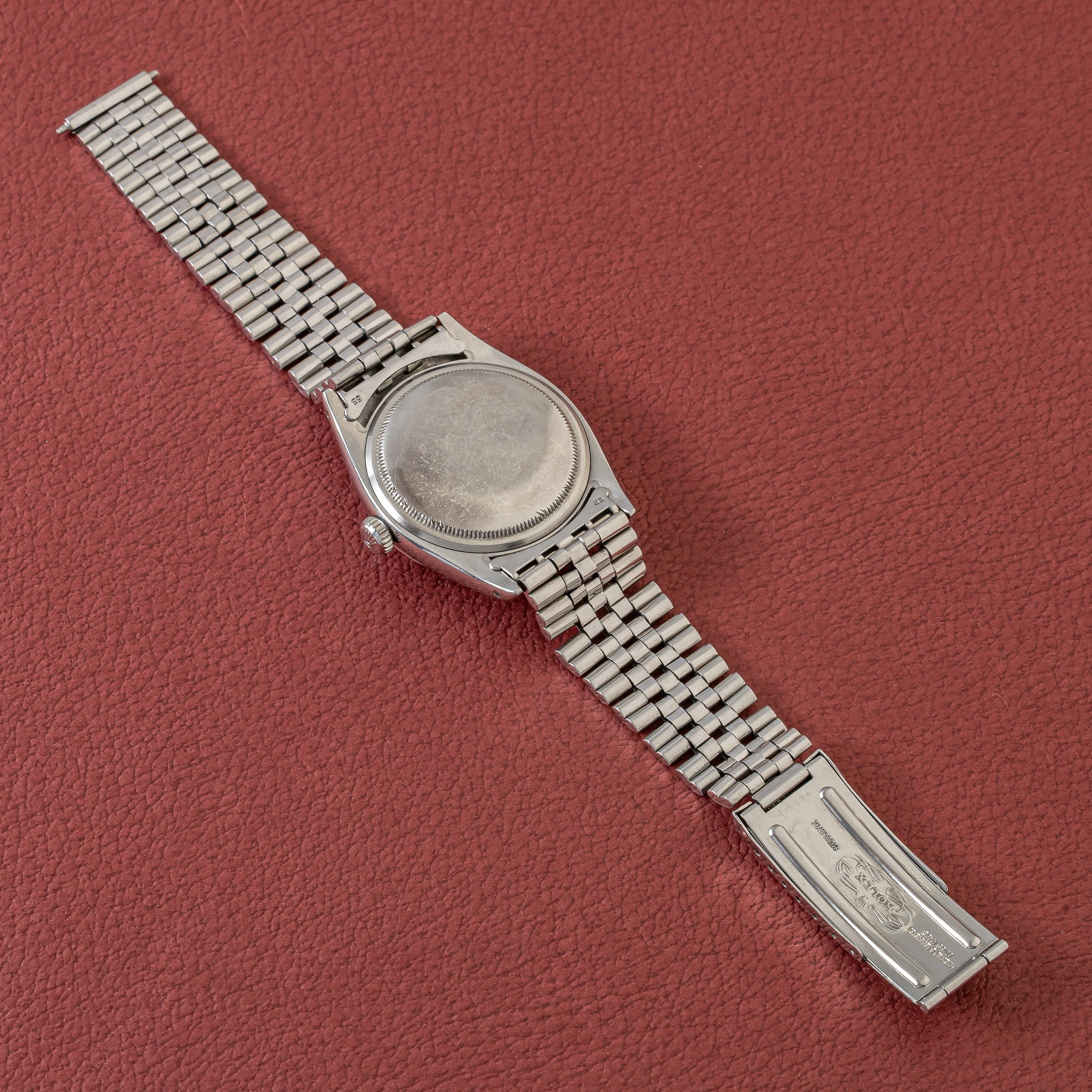 ロレックス デイトジャスト 1959年製 Ref.6605 シルバーダイヤル 赤黒カレンダー