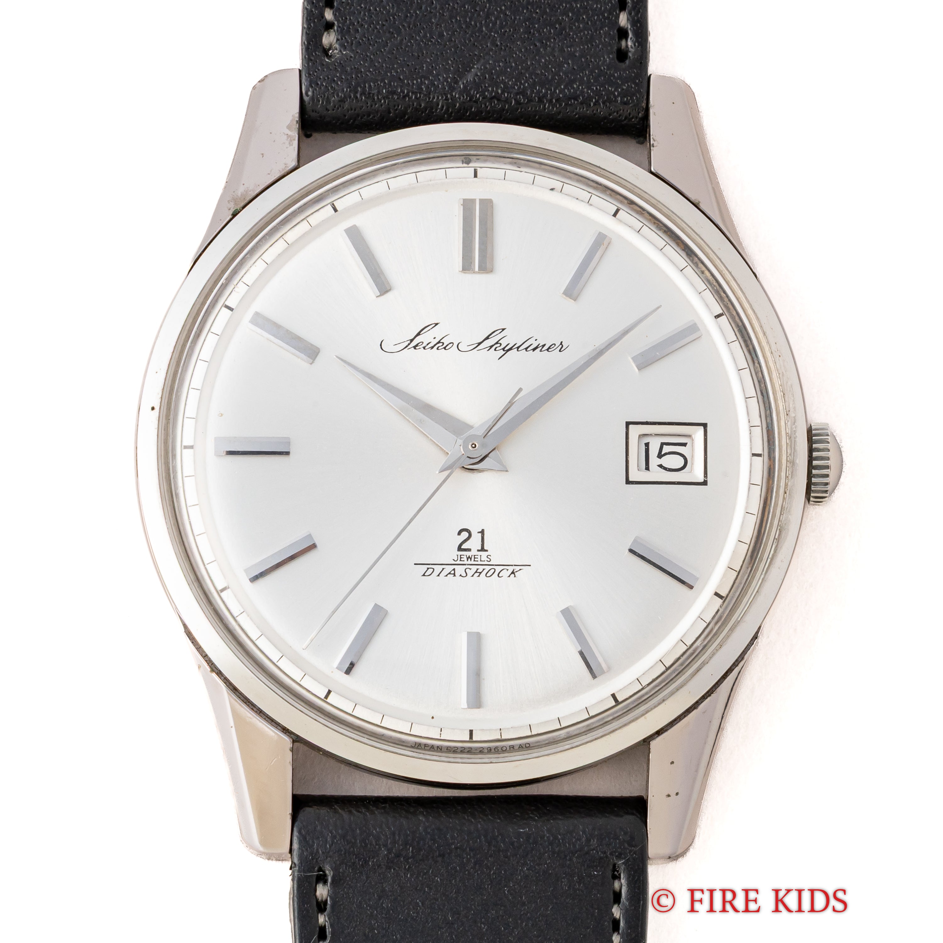 セイコー スカイライナー 1967年製 薄型手巻き Ref.6222-2990 金メッキムーヴ