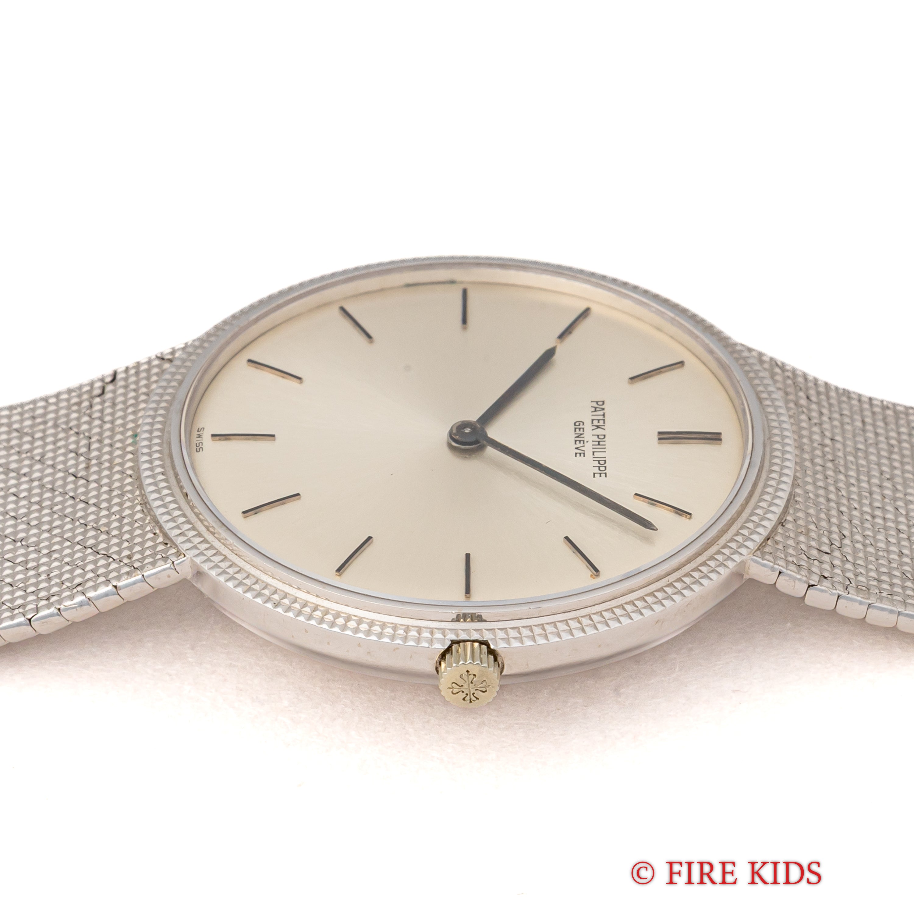 パテック・フィリップ カラトラバ 1970年製（昭和45年製）Ref.3520 10 18KWG 純正ブレス アーカイブ付き