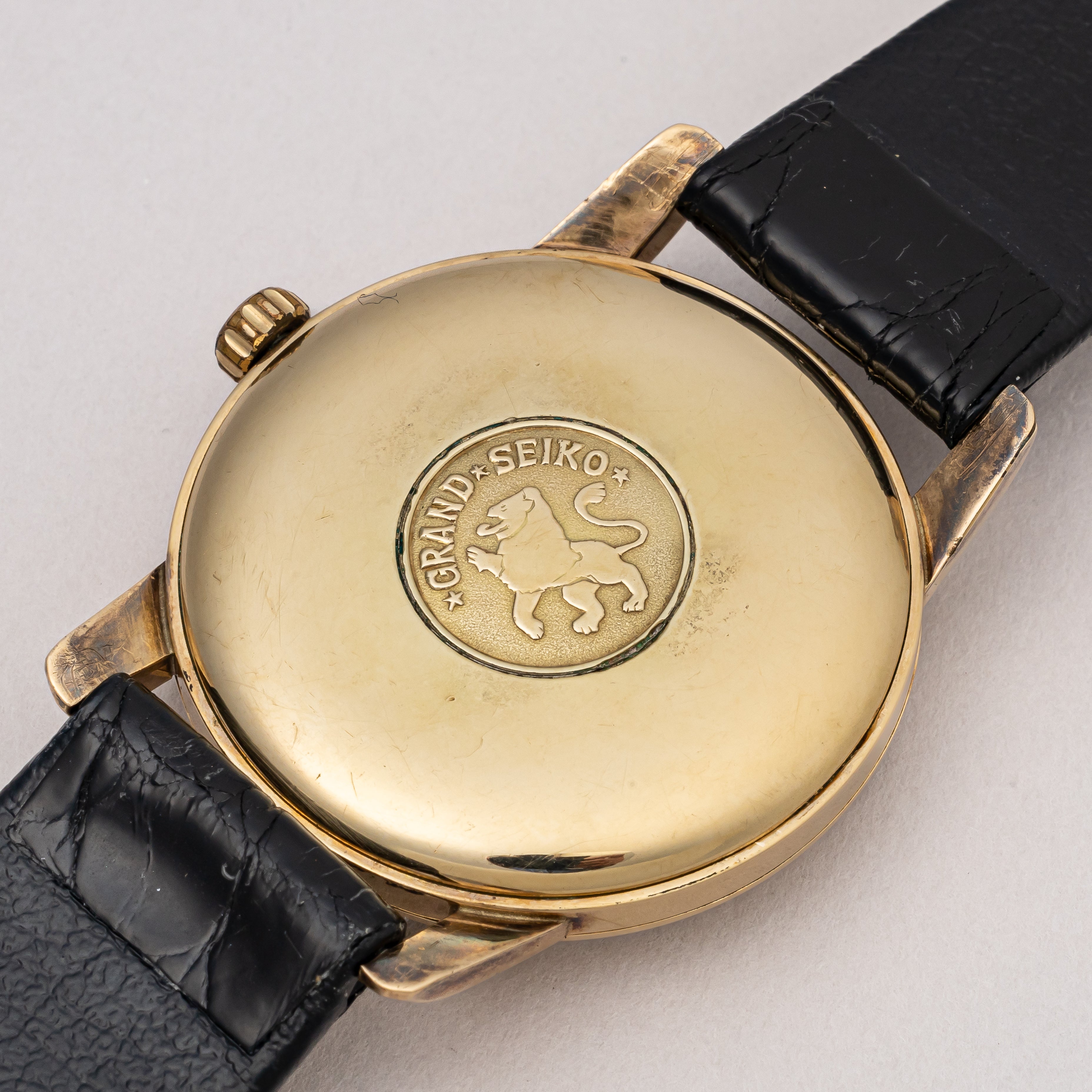 グランドセイコー ファーストモデル 1963年製 Ref.J14070GS アップライトロゴ 純正尾錠付き