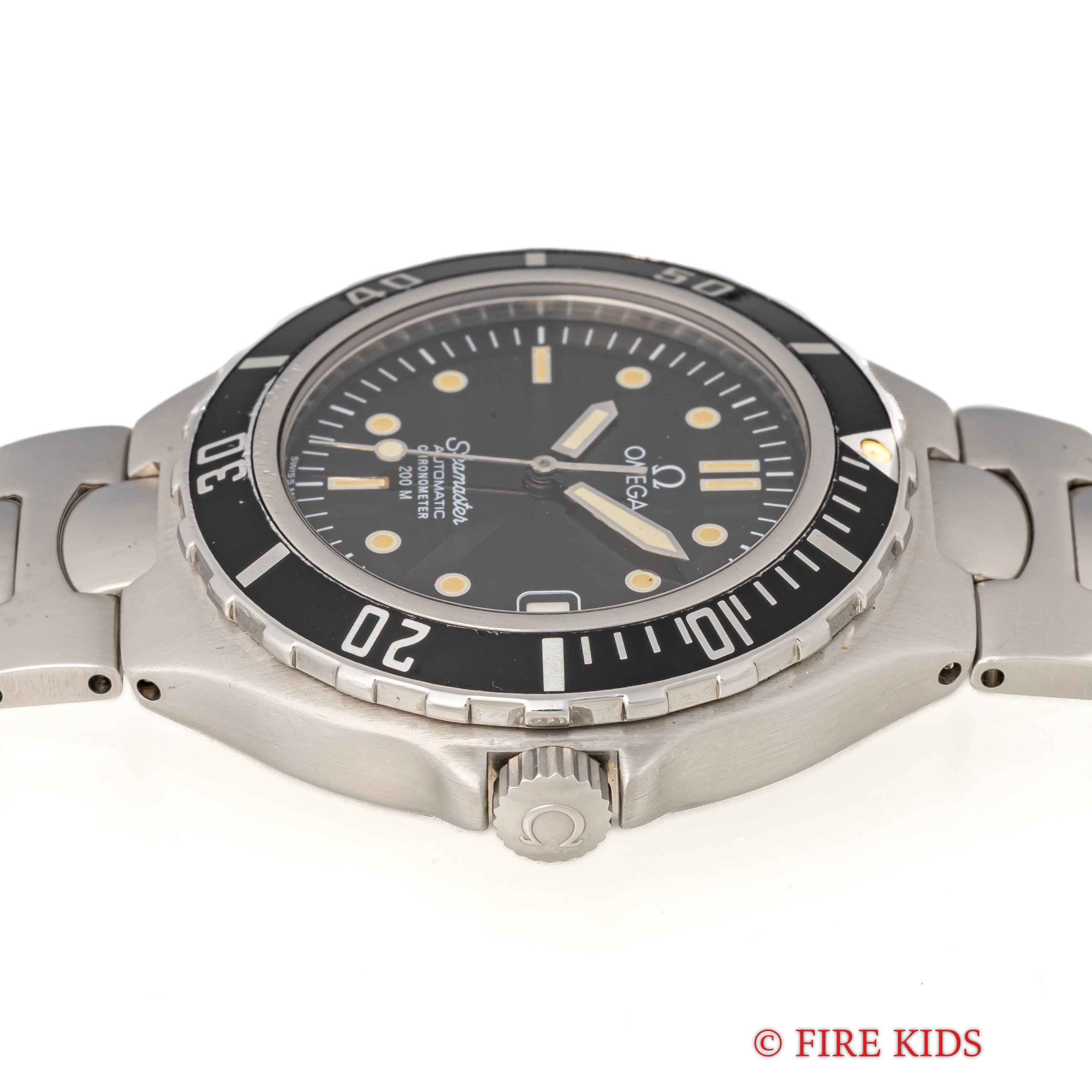 オメガ シーマスター200m 1988年製 プレボンド ミッドサイズ 自動巻クロノメーター ジェンタデザイン