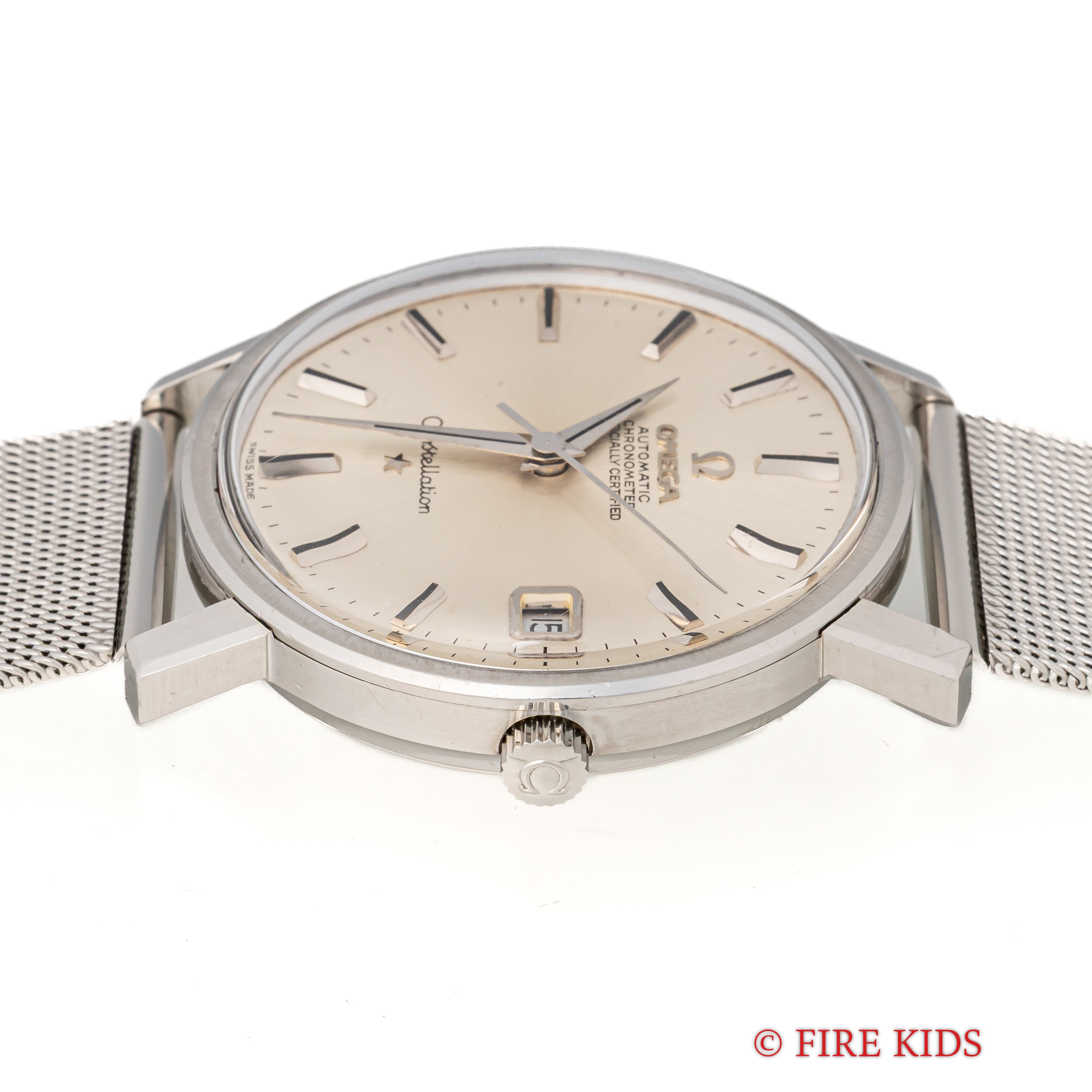 オメガ コンステレーション 1969年製 Ref.168.018 自動巻 クロノメーター　純正メッシュブレス付き