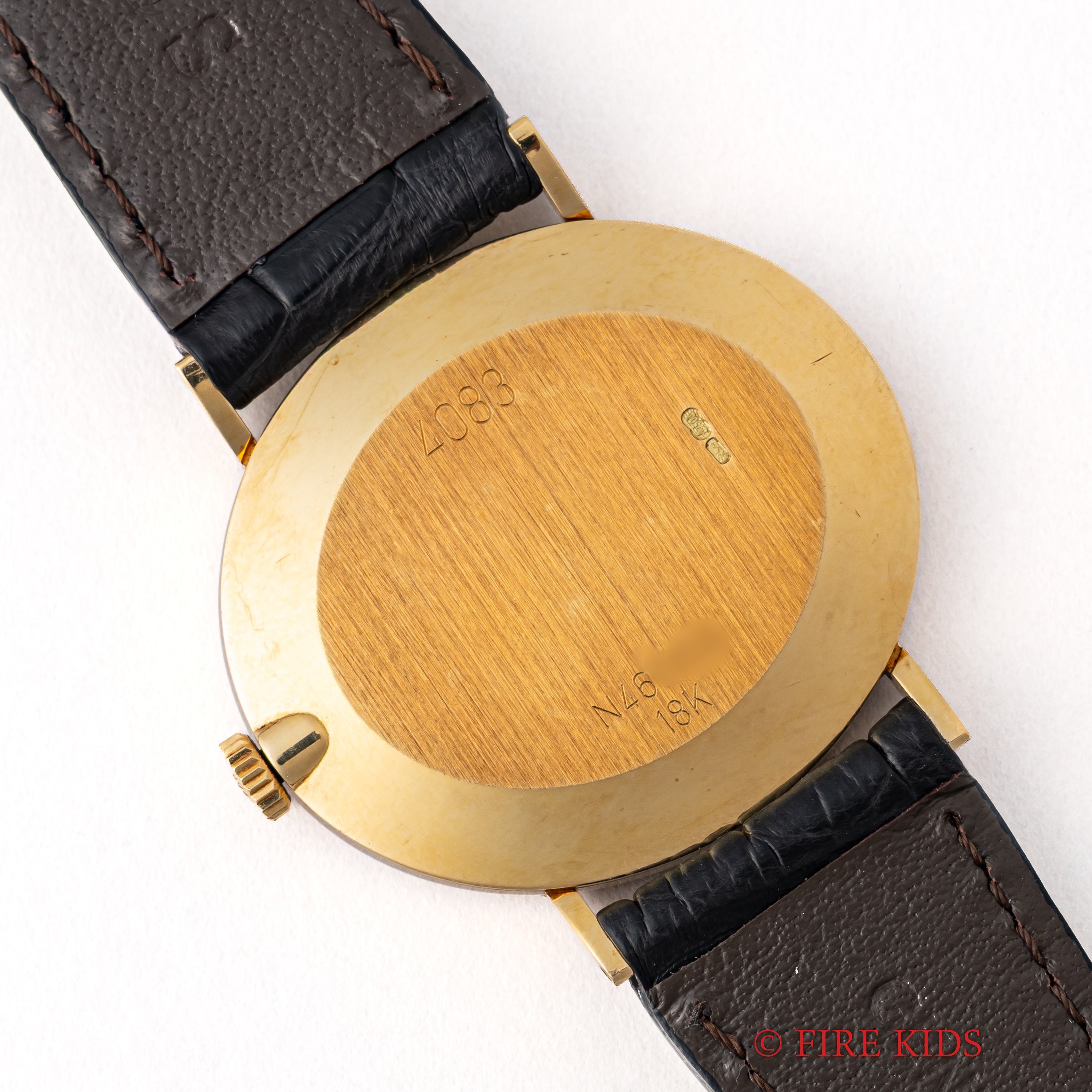 ロレックス チェリーニ 18金無垢イエローゴールド 1991年製 オーバル型 手巻き Ref.4083 純正金無垢王冠尾錠