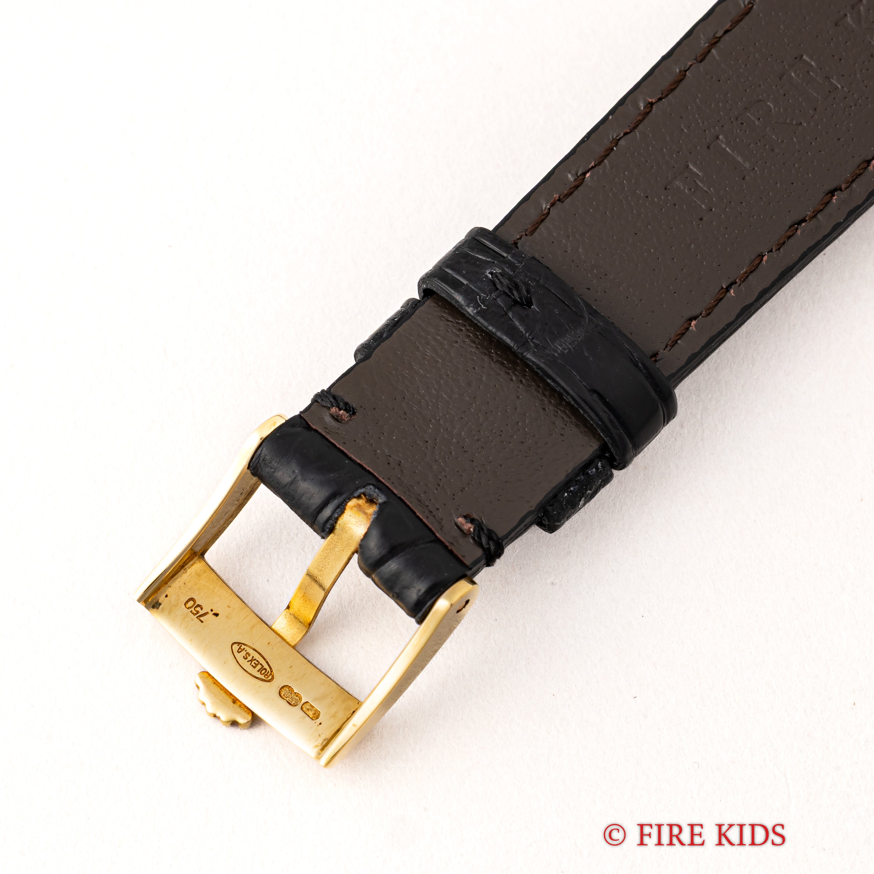 ロレックス チェリーニ 18金無垢イエローゴールド 1991年製 オーバル型 手巻き Ref.4083 純正金無垢王冠尾錠