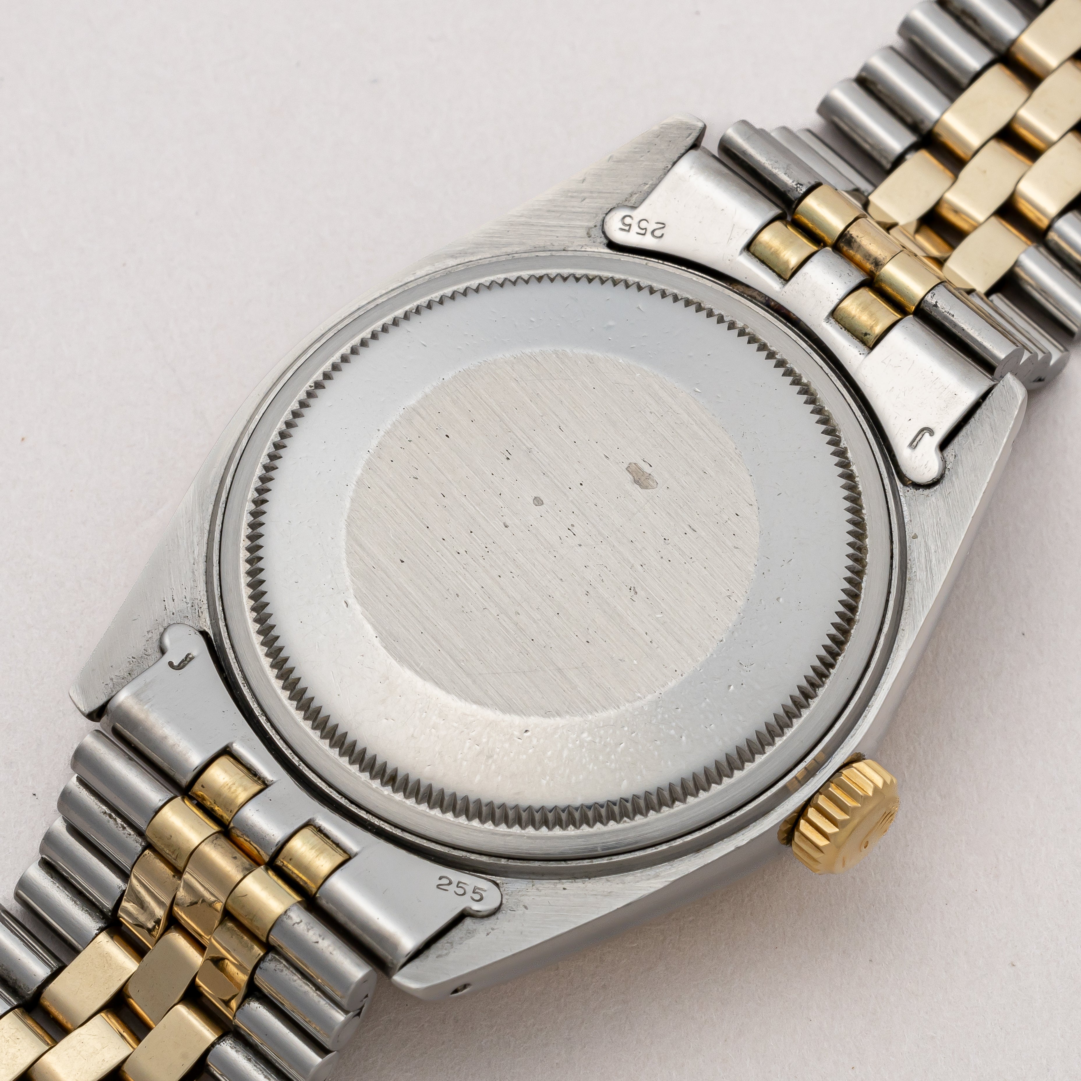 ロレックス デイトジャスト コンビ 1971年製 Ref.1601 箱、ギャラ付き