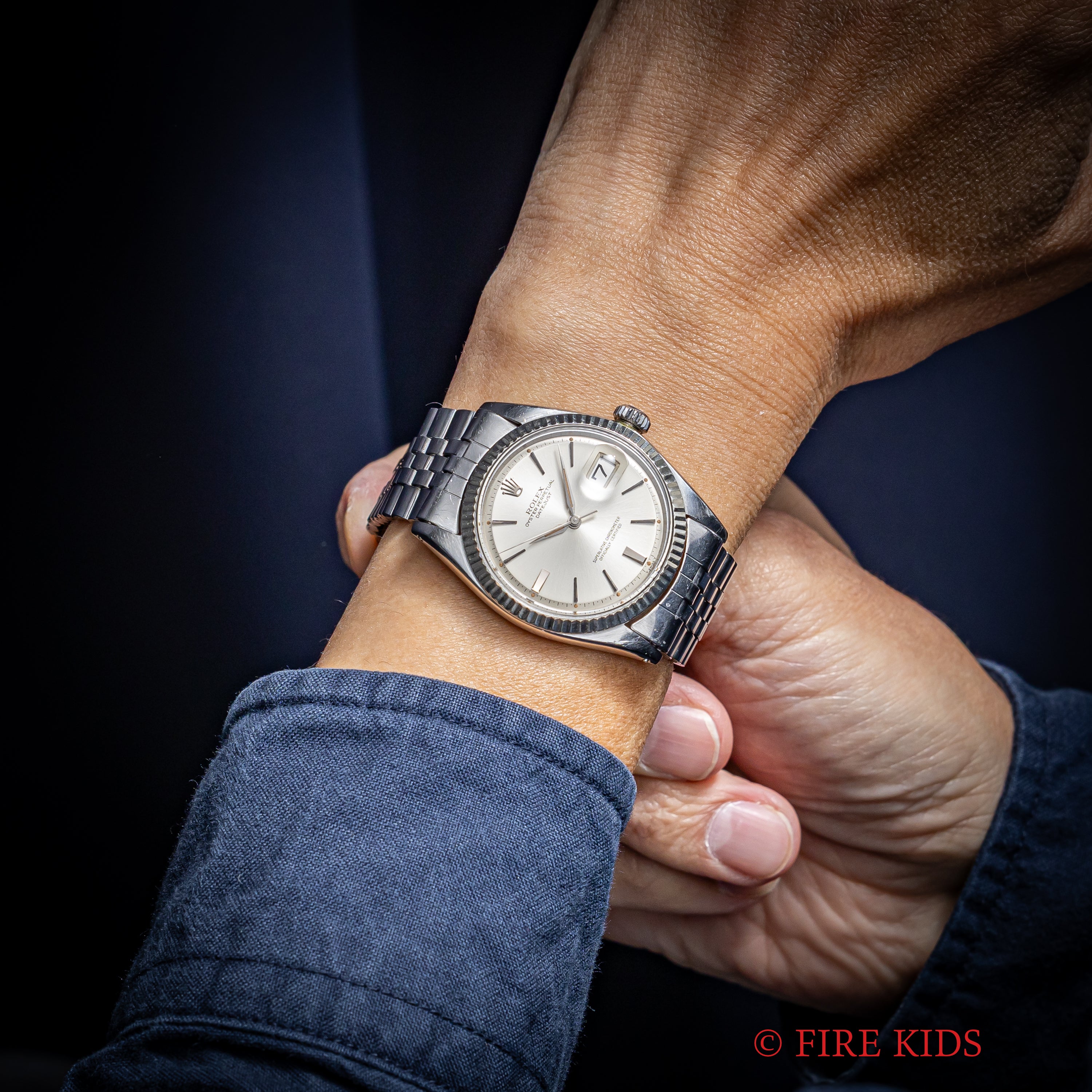 ロレックス デイトジャスト 1964年製 Ref.1601 シルバーダイヤル ドアストッパー