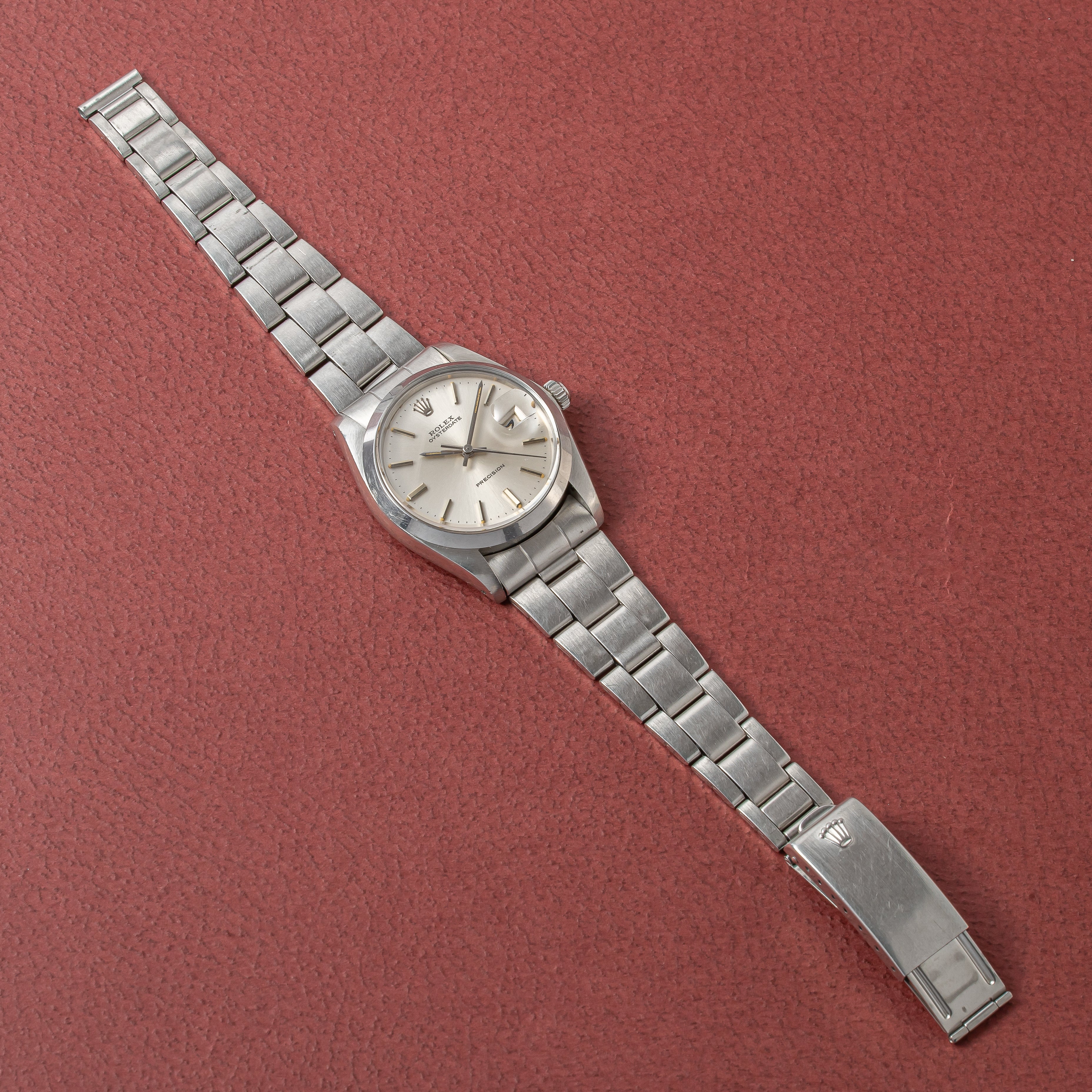 ロレックス オイスターデイト 1973年製 Ref.6694 シルバーダイヤル
