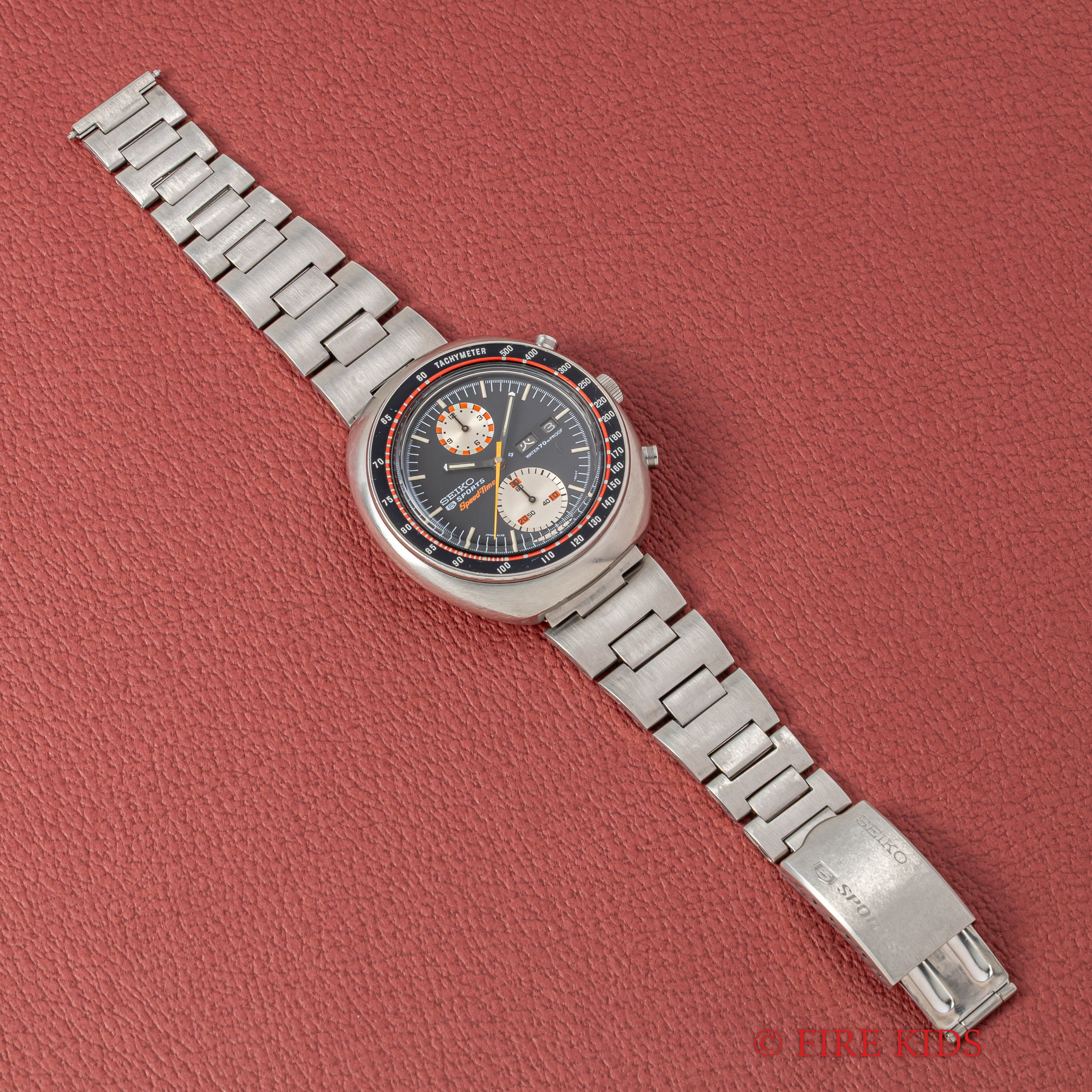 セイコー 5スポーツスピードタイマー1970年製 Ref.6138-0010 UFO 自動巻きクロノグラフ 国内仕様