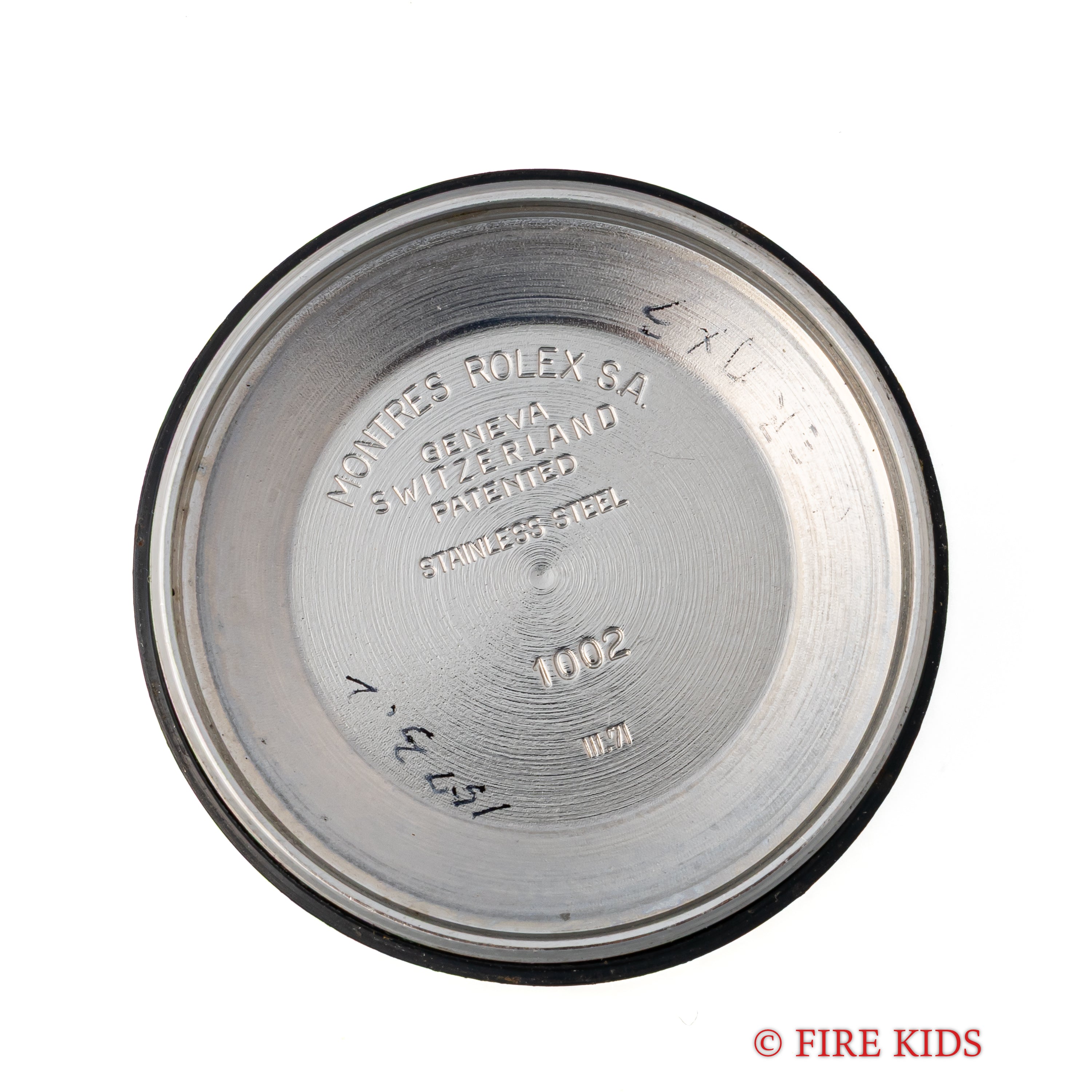 ロレックス オイスターパーペチュアル 1971年製 Ref.1002 箱、ギャラ、タグ付き