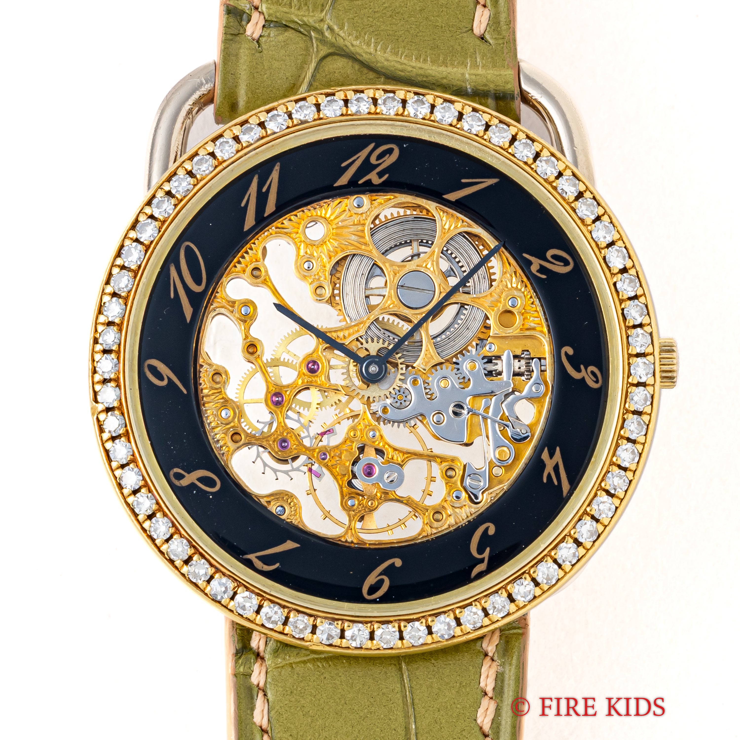 エルメス オーデマ・ピゲ アルソー 18金無垢ベゼルダイヤ 1980