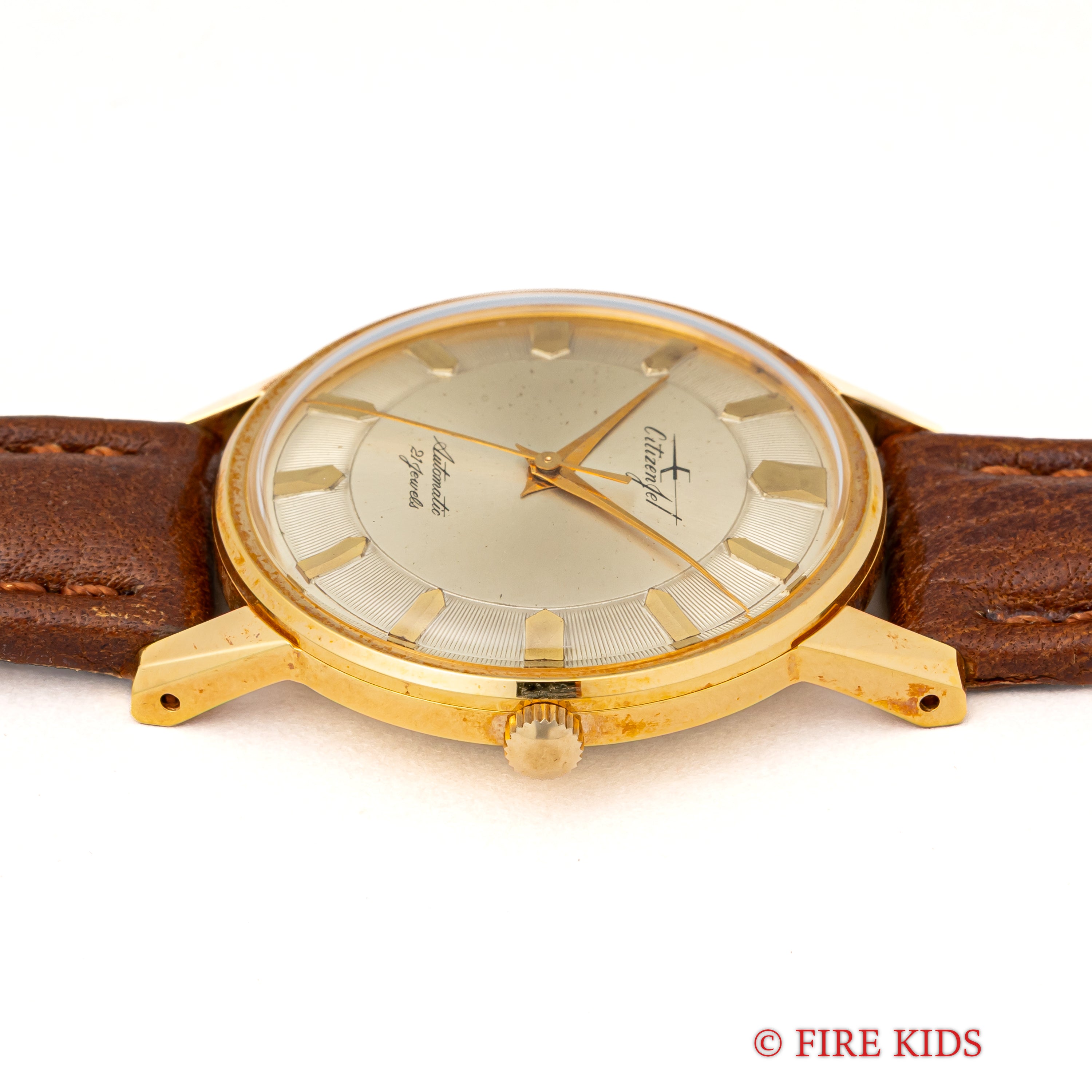 シチズン ジェット 1965年製 21石自動巻き ツートンダイヤル ノンデイト