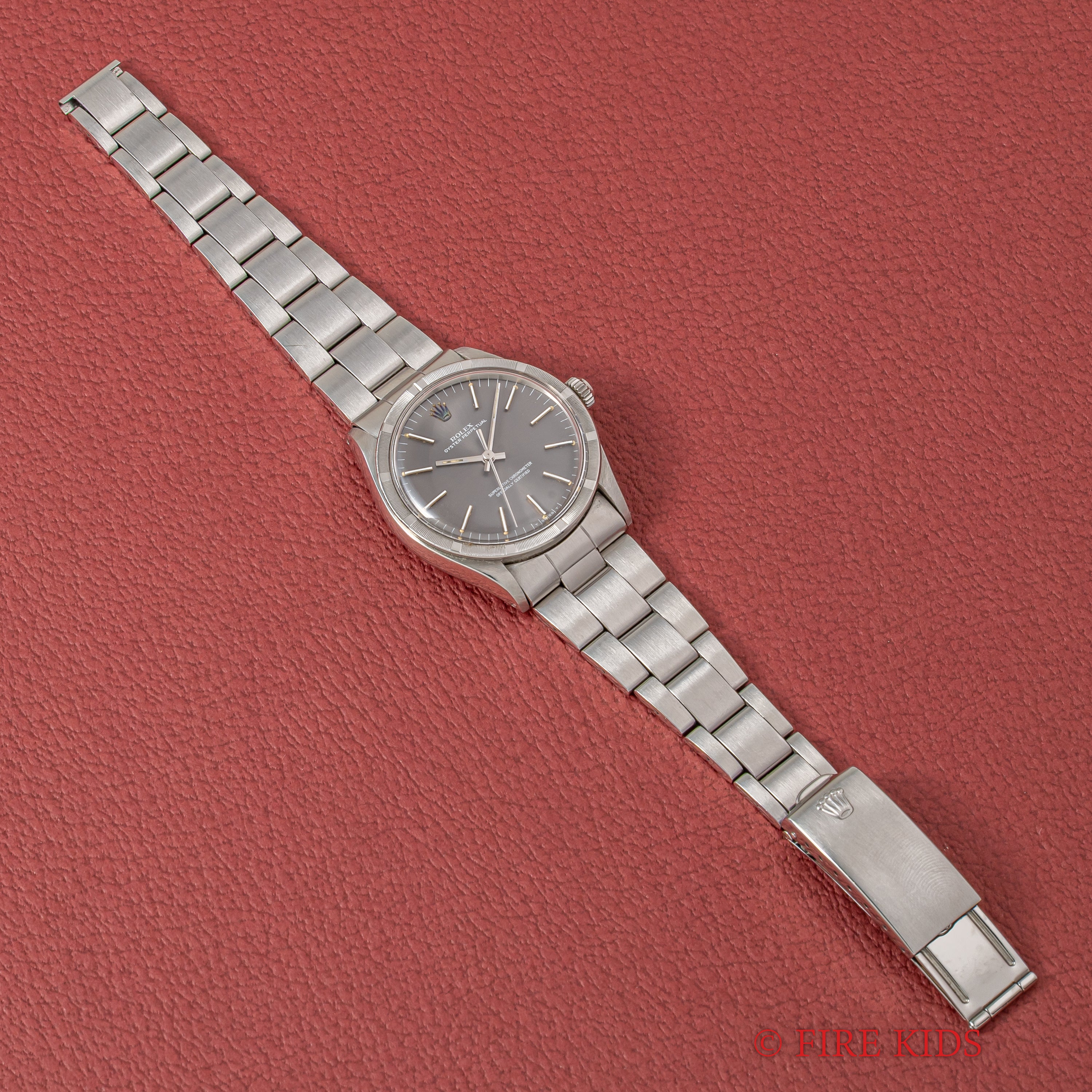 ロレックス オイスターパーペチュアル 1969年製 Ref.1007 純正巻きブレス付き
