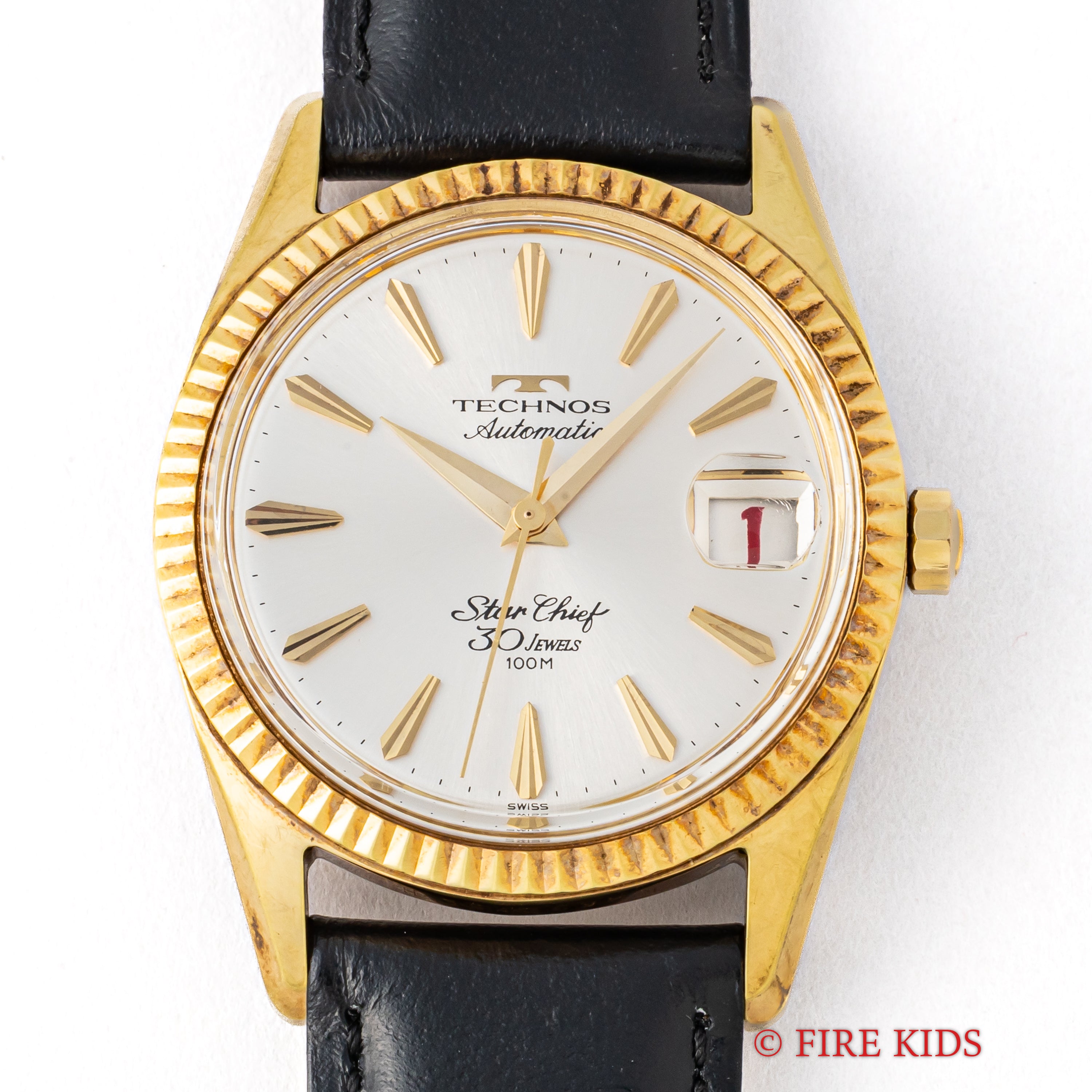 テクノス スターチーフ 赤カレンダー 1960年代製 未使用美品 30