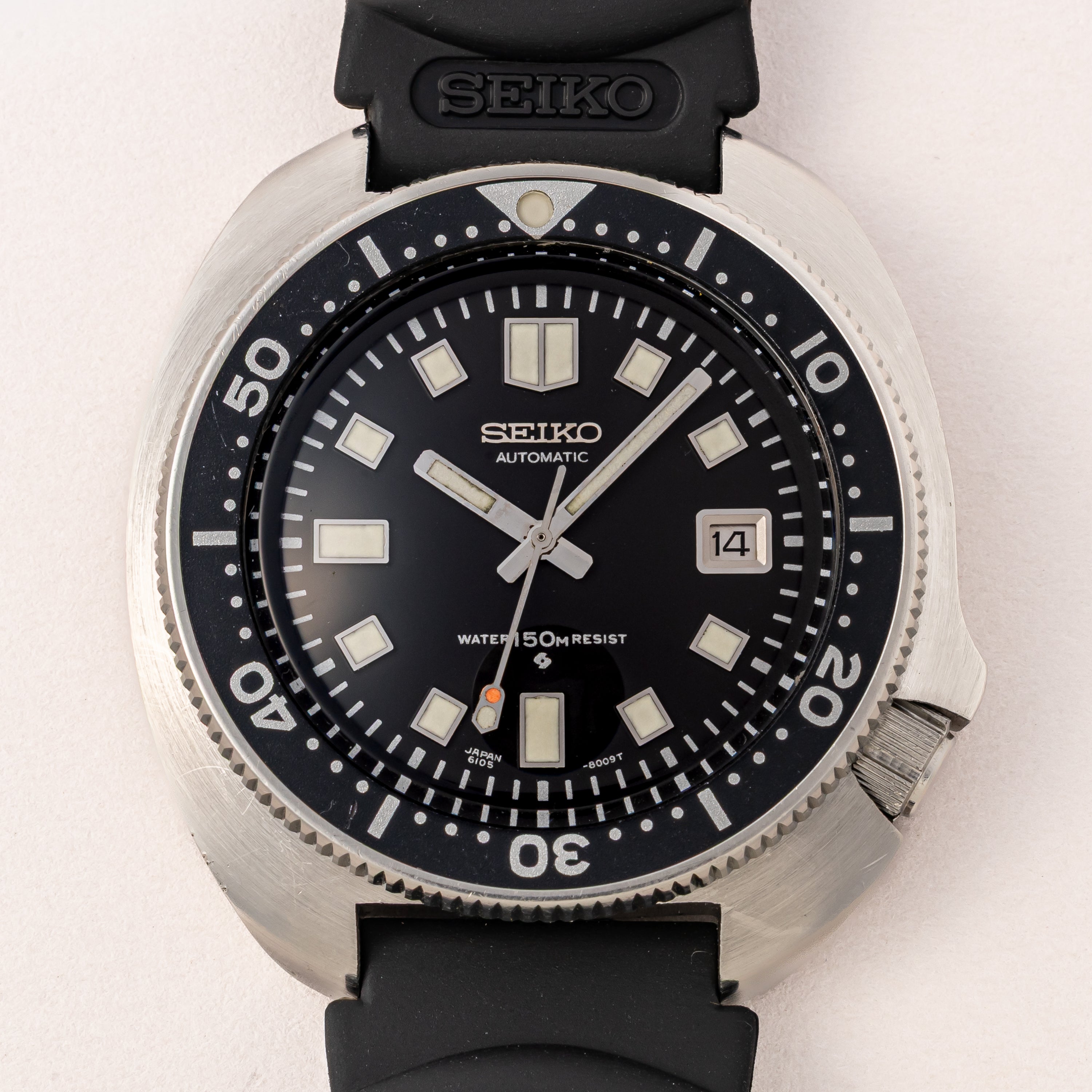 セイコー 150mダイバー2nd後期 1973年製 Ref.6105-8110 ウエムラダイバー 自動巻き
