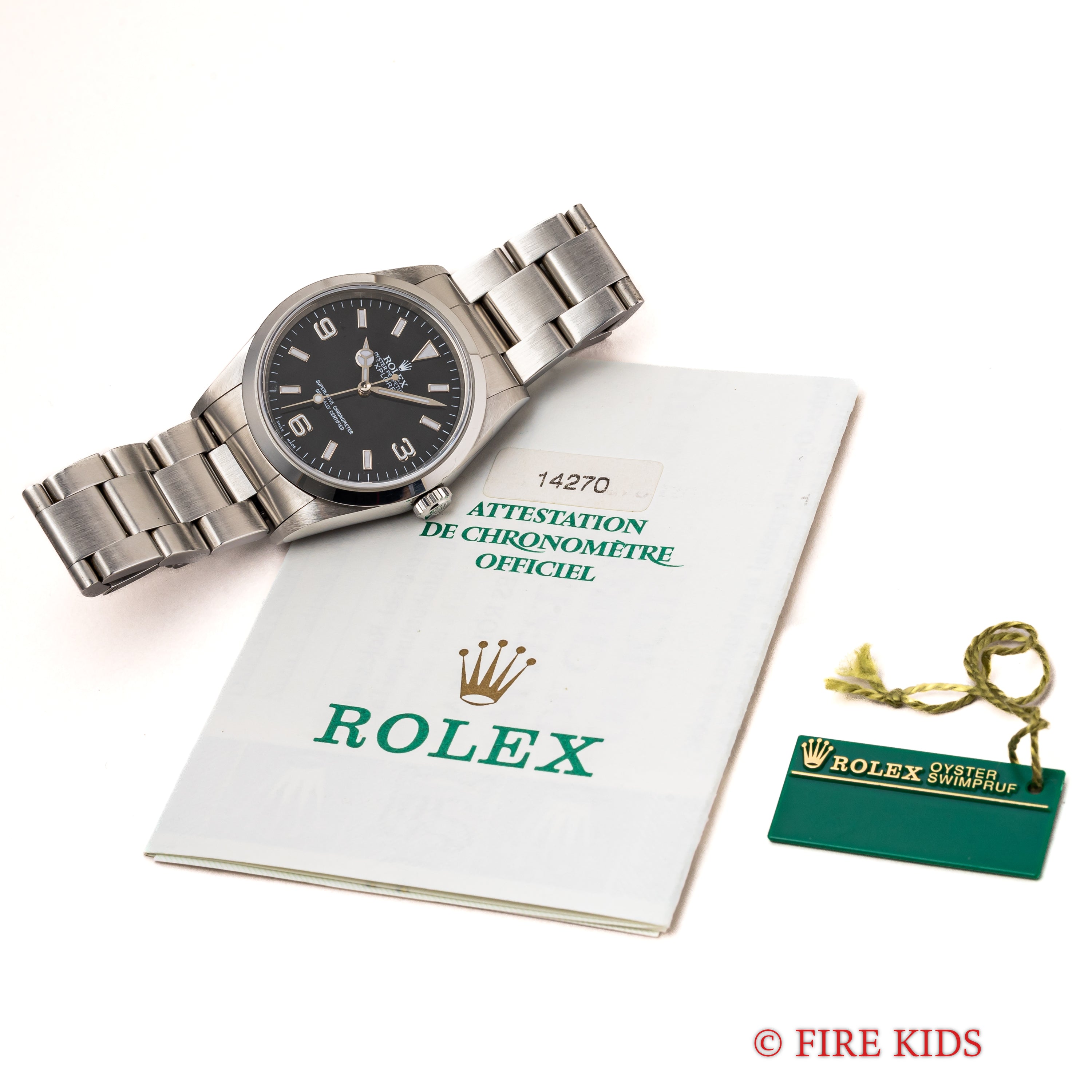 ROLEX 自動巻き腕時計 14270 ロレックス エクスプローラー 1998~1999年製 自動巻き Ref.14270