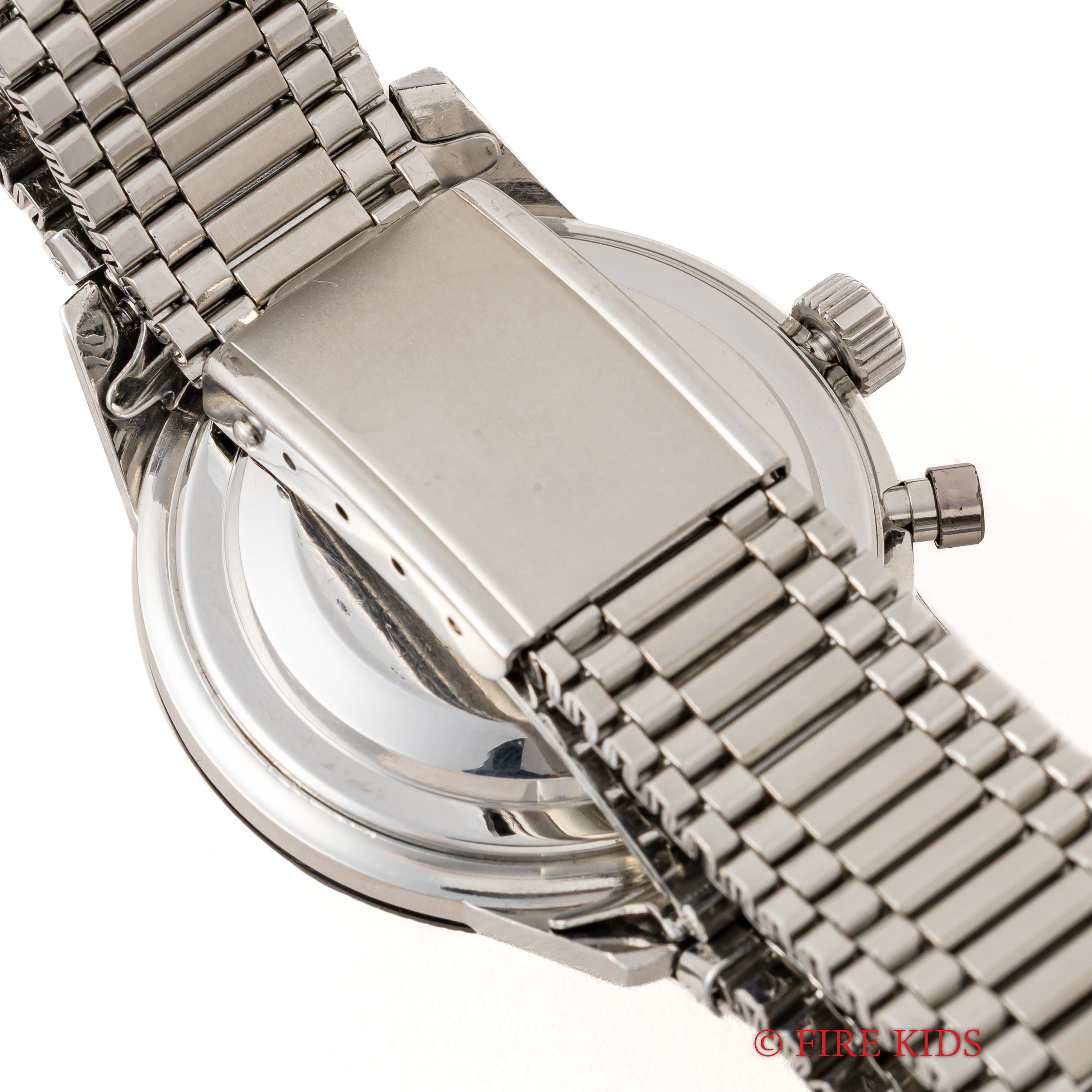 セイコー 1963年製 ワンプッシュクロノグラフ 黒文字盤 プラベゼル Ref