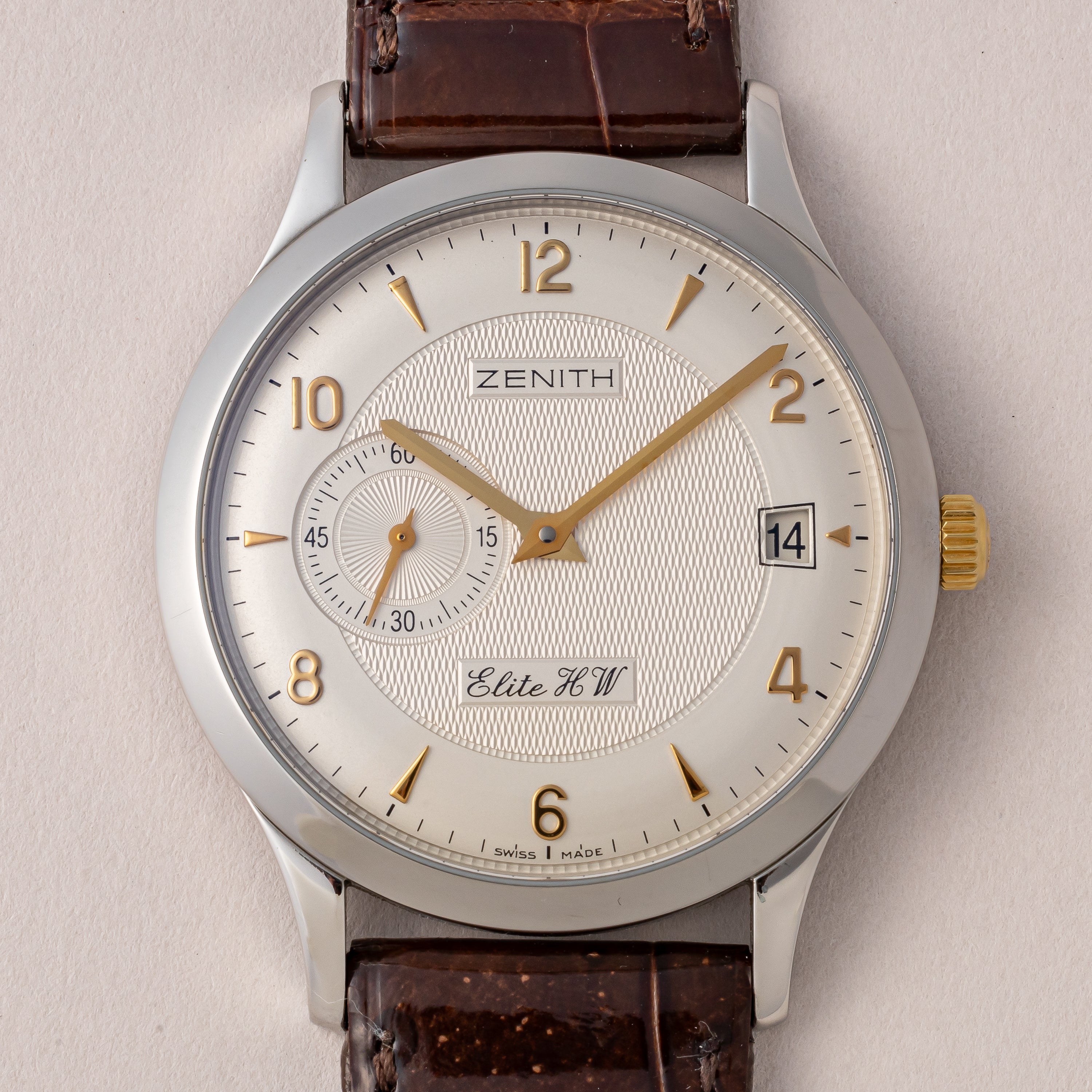 ゼニス クラスエリート HW 2000年代製 Ref.01.1125.650 手巻き 純正尾錠付き