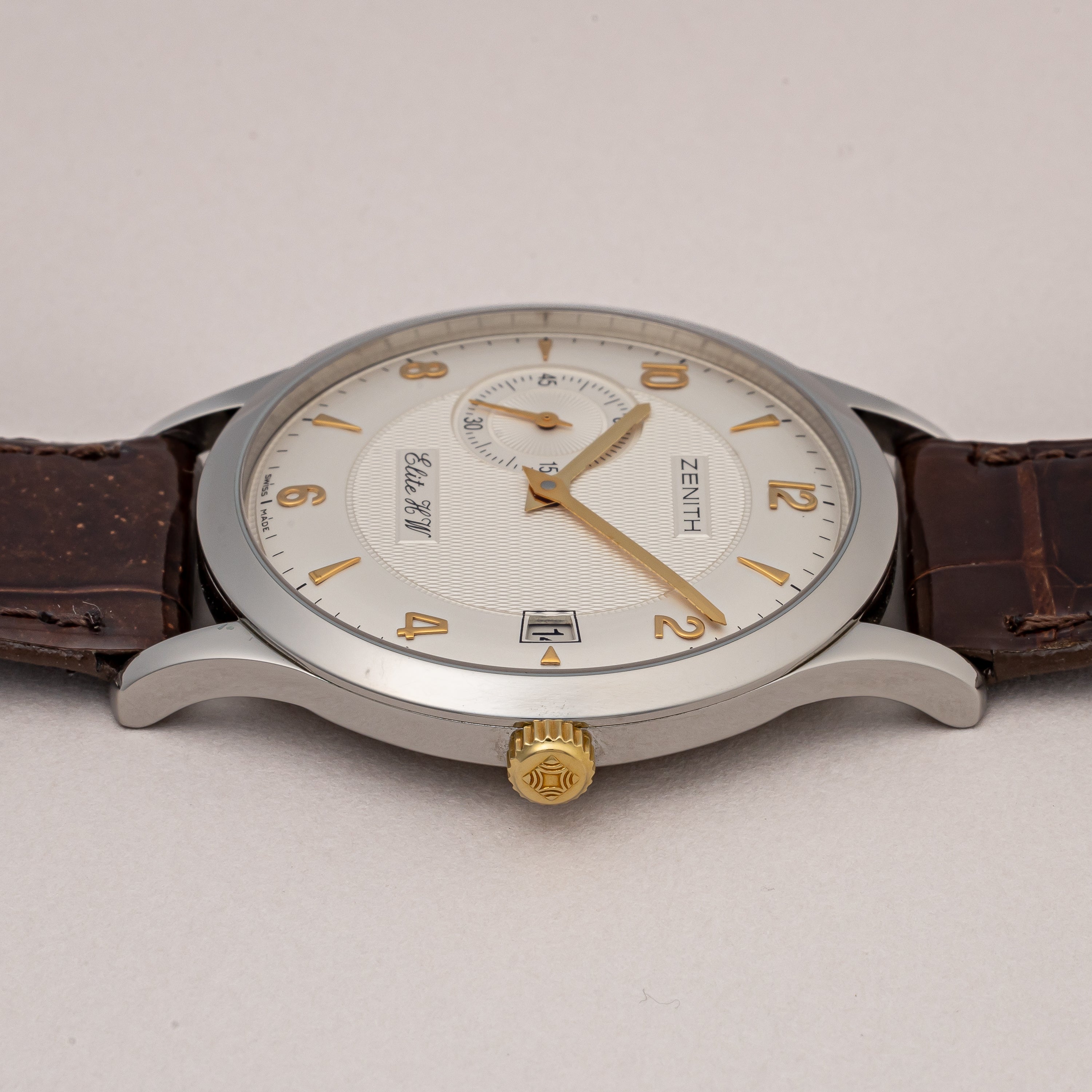 ゼニス クラスエリート HW 2000年代製 Ref.01.1125.650 手巻き 純正尾錠付き