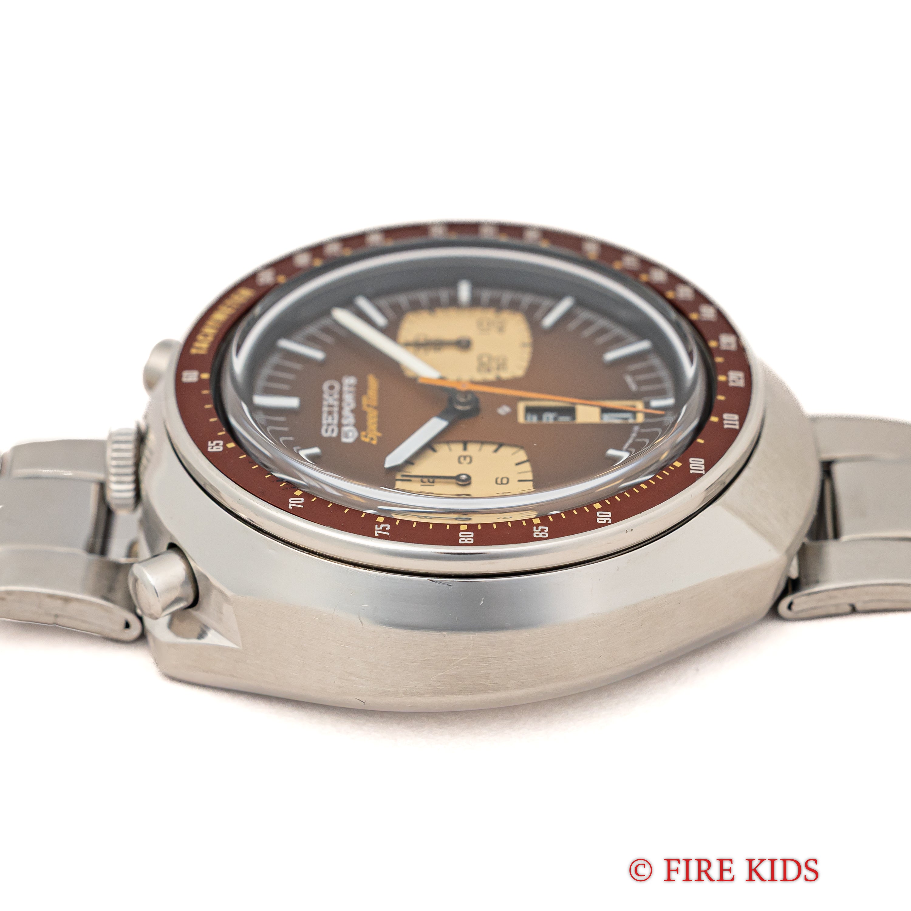 セイコー 1976年製 茶馬 Ref.6138-0040 5スポーツ スピードタイマー 国内仕様 セイコーブレス