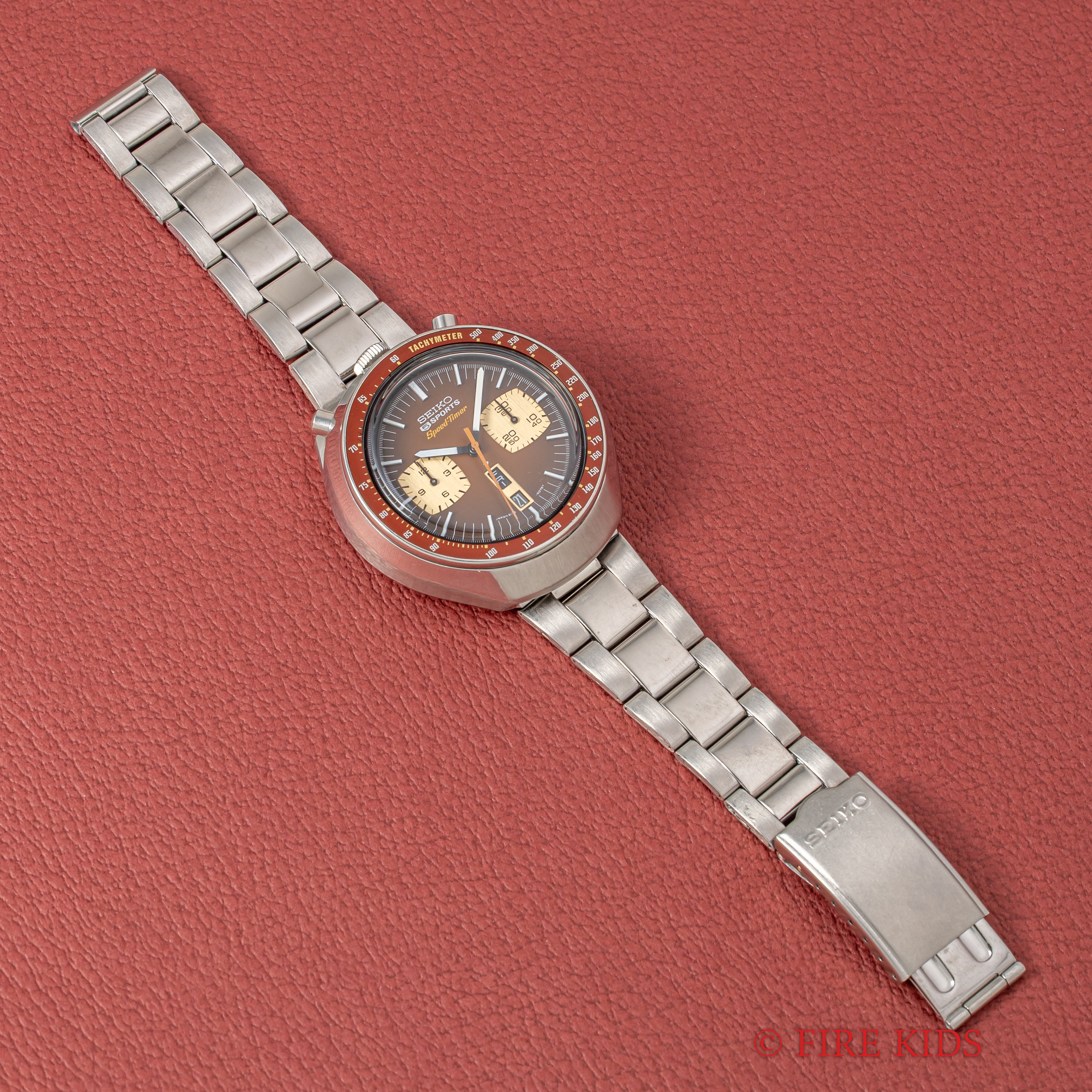 セイコー 1976年製 茶馬 Ref.6138-0040 5スポーツ スピードタイマー 国内仕様 セイコーブレス