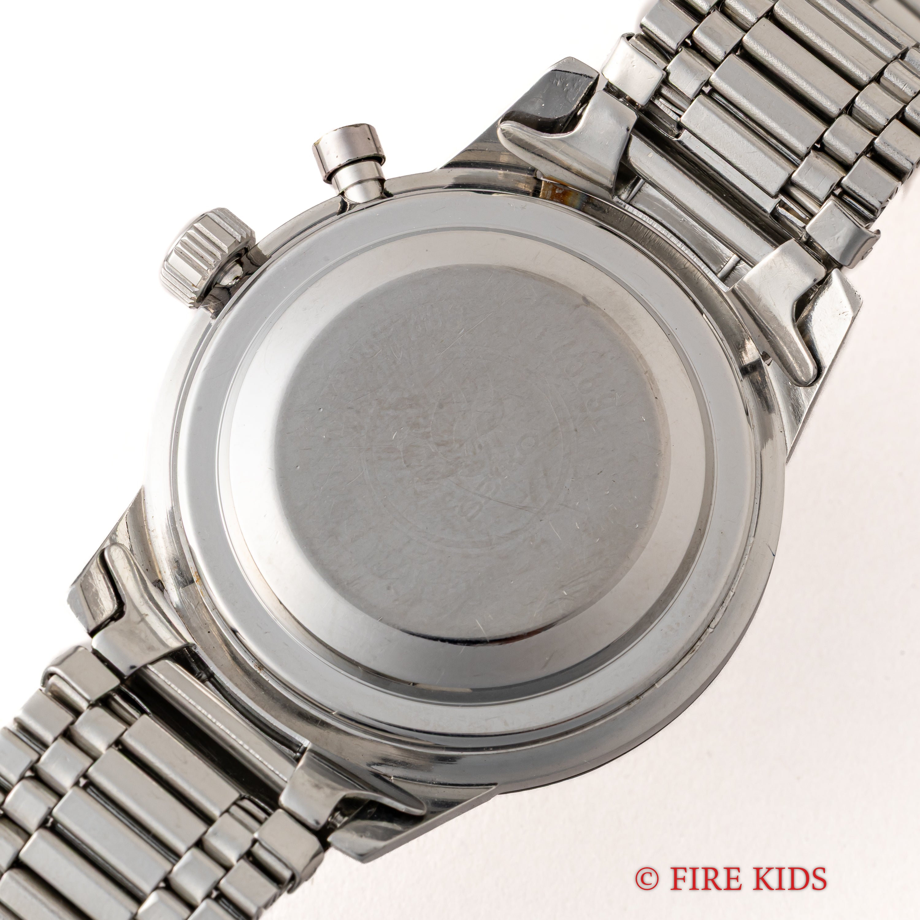 セイコー 1963年製 ワンプッシュクロノグラフ 黒文字盤 プラベゼル Ref