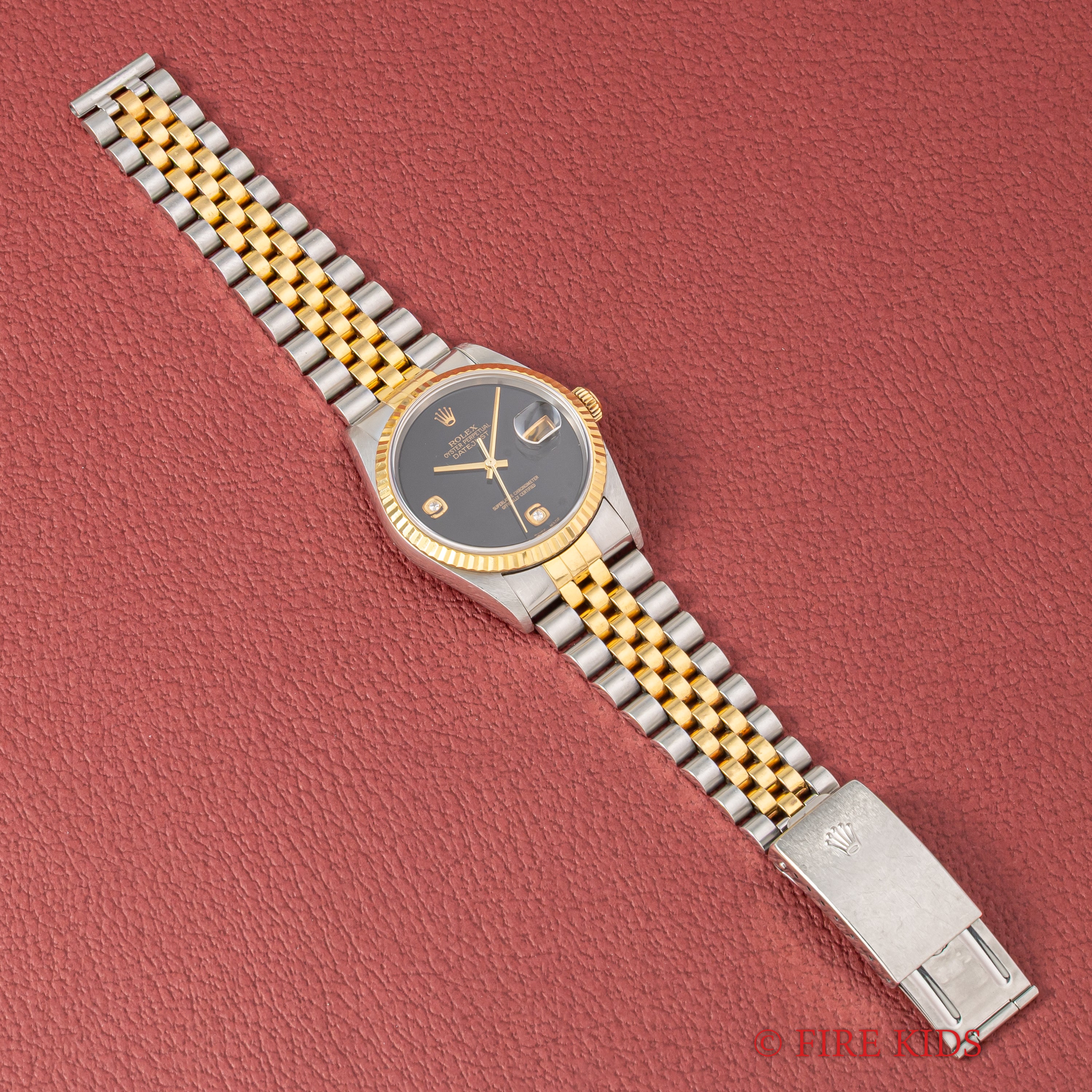 ROLEX 16013 コンビジュビリーブレス　デイトジャスト　16233 YG ロレックス デイトジャスト 2002年製 Ref.16233 2BR コンビ
