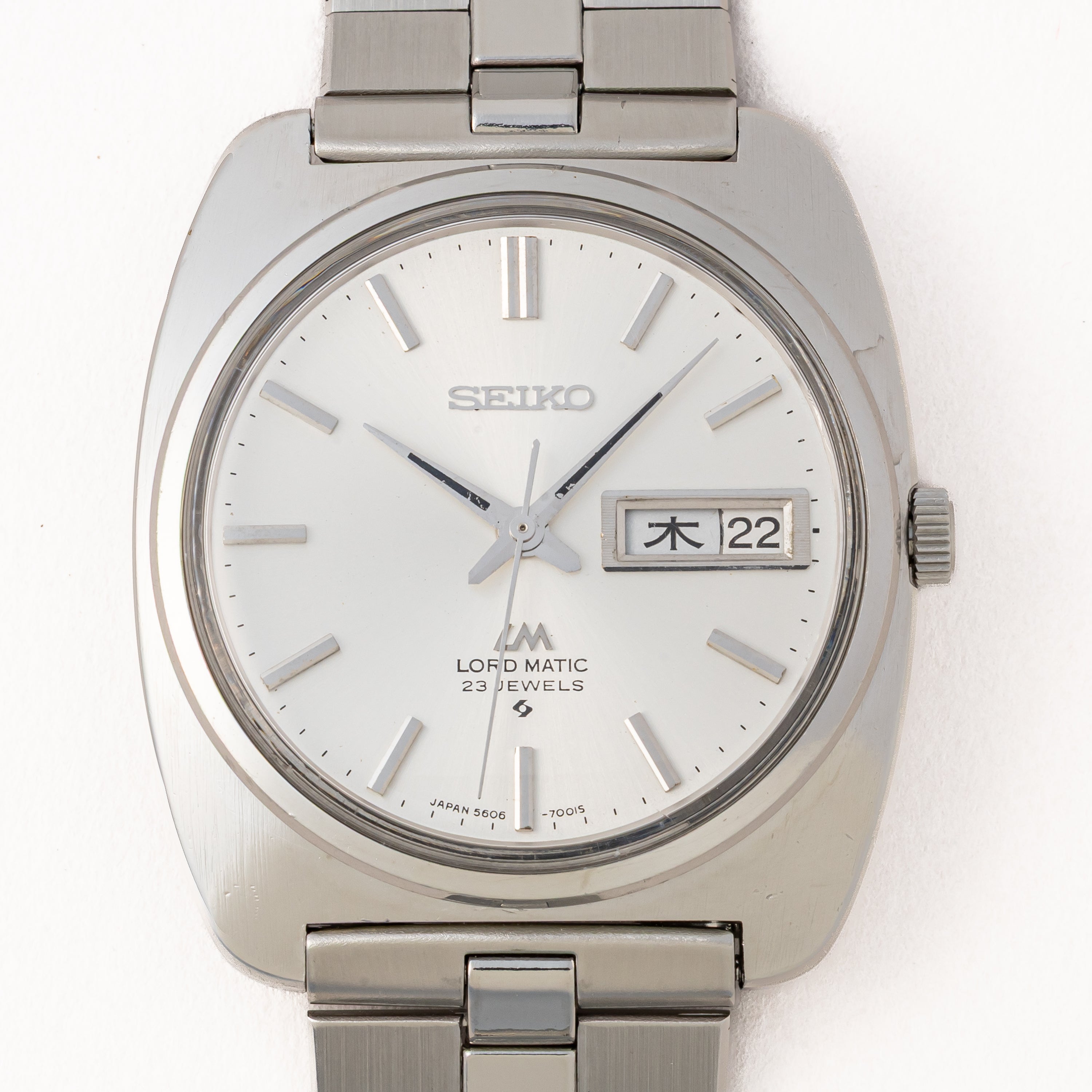 SEIKO セイコー　ロードマチック　T.534 セイコー ロードマチック 金メッキ 5606-7070 ワンピースケース