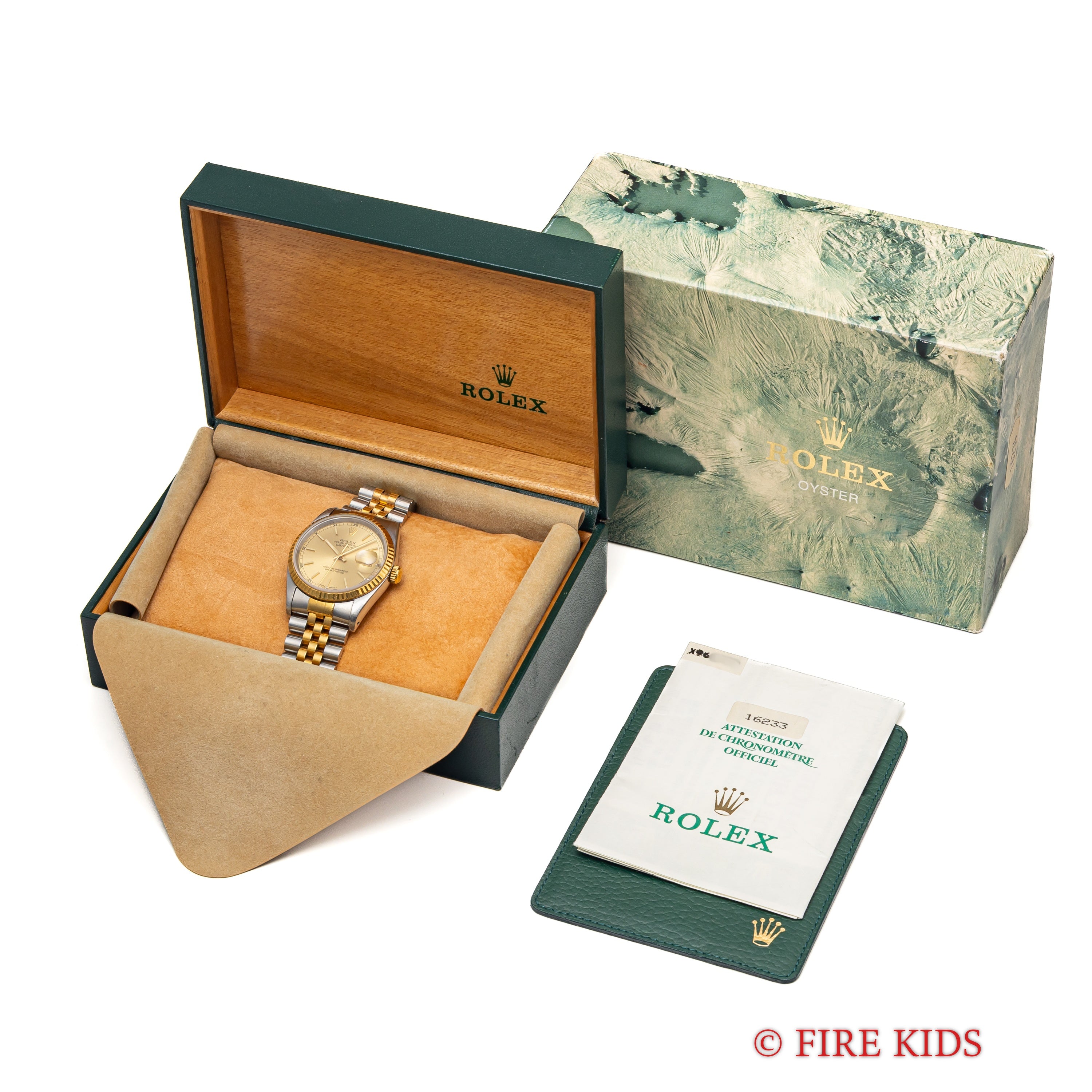 ロレックス デイトジャスト36 コンビ Ref.16233 シャンパンダイヤル