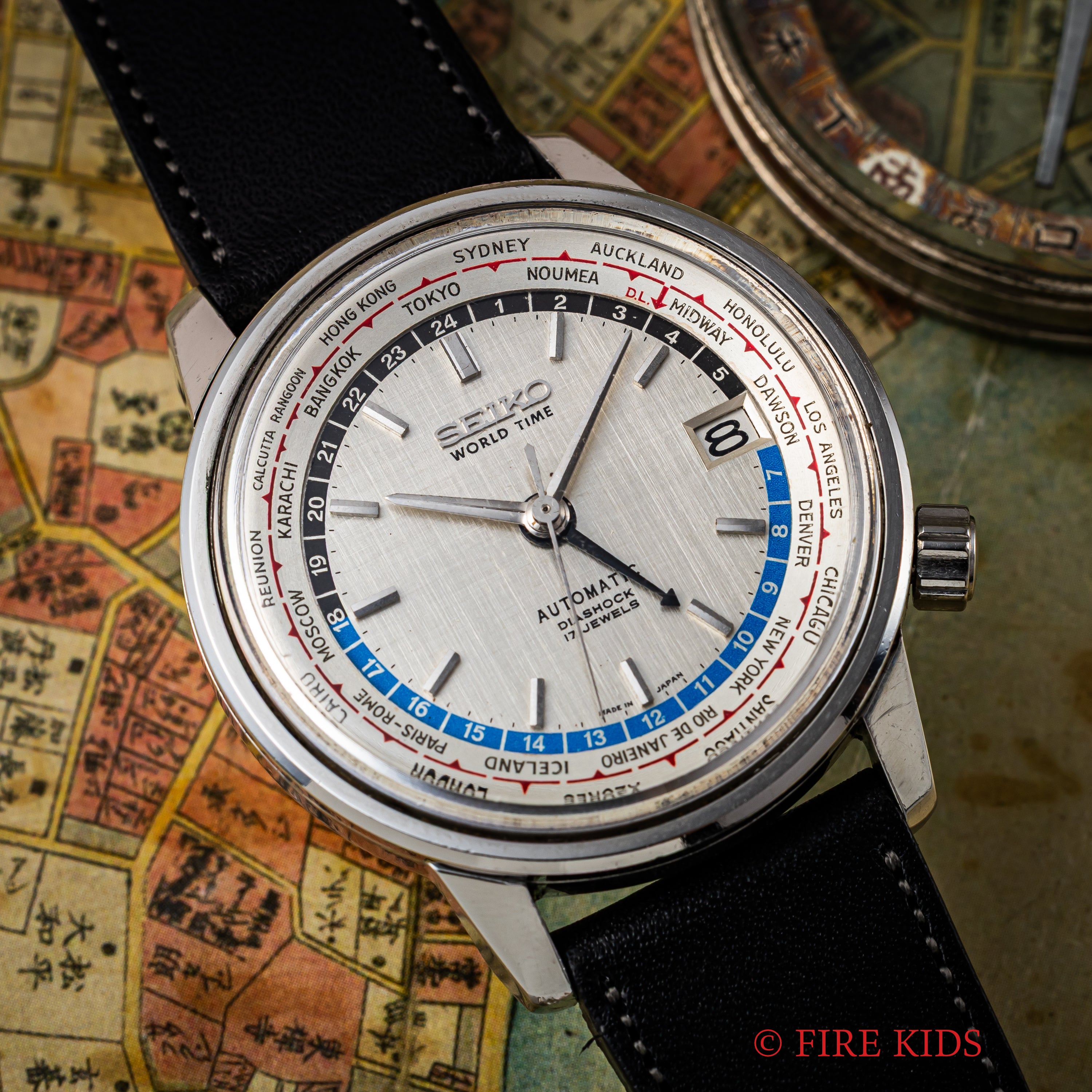 セイコー ワールドタイム 1964年製 Ref.6217-7000 聖火マーク 自動巻き