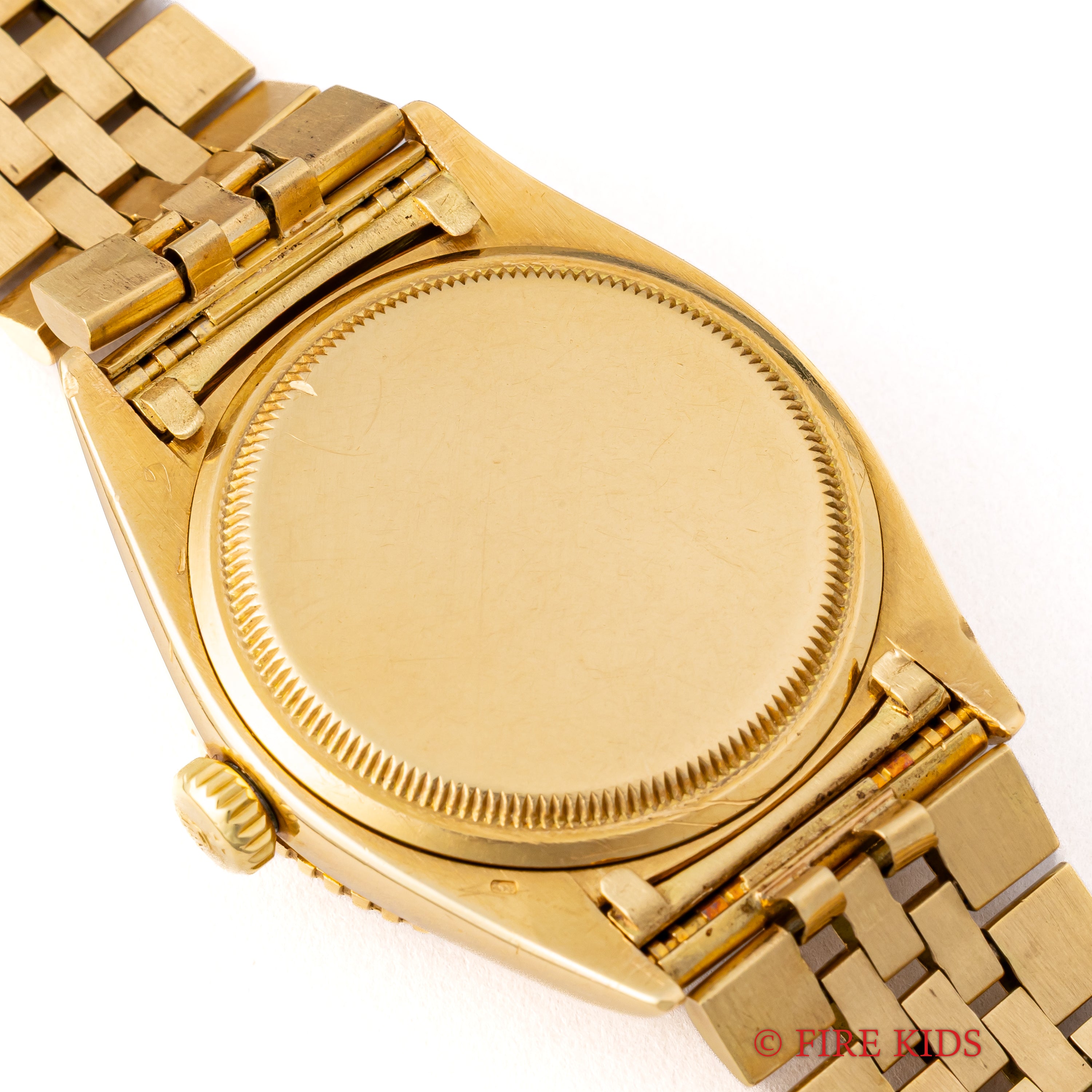 ロレックス 18金無垢サンダーバード オリジナルトロピカルダイヤル 1957年製 Ref.6609 赤黒カレンダー 純正金無垢ブレス