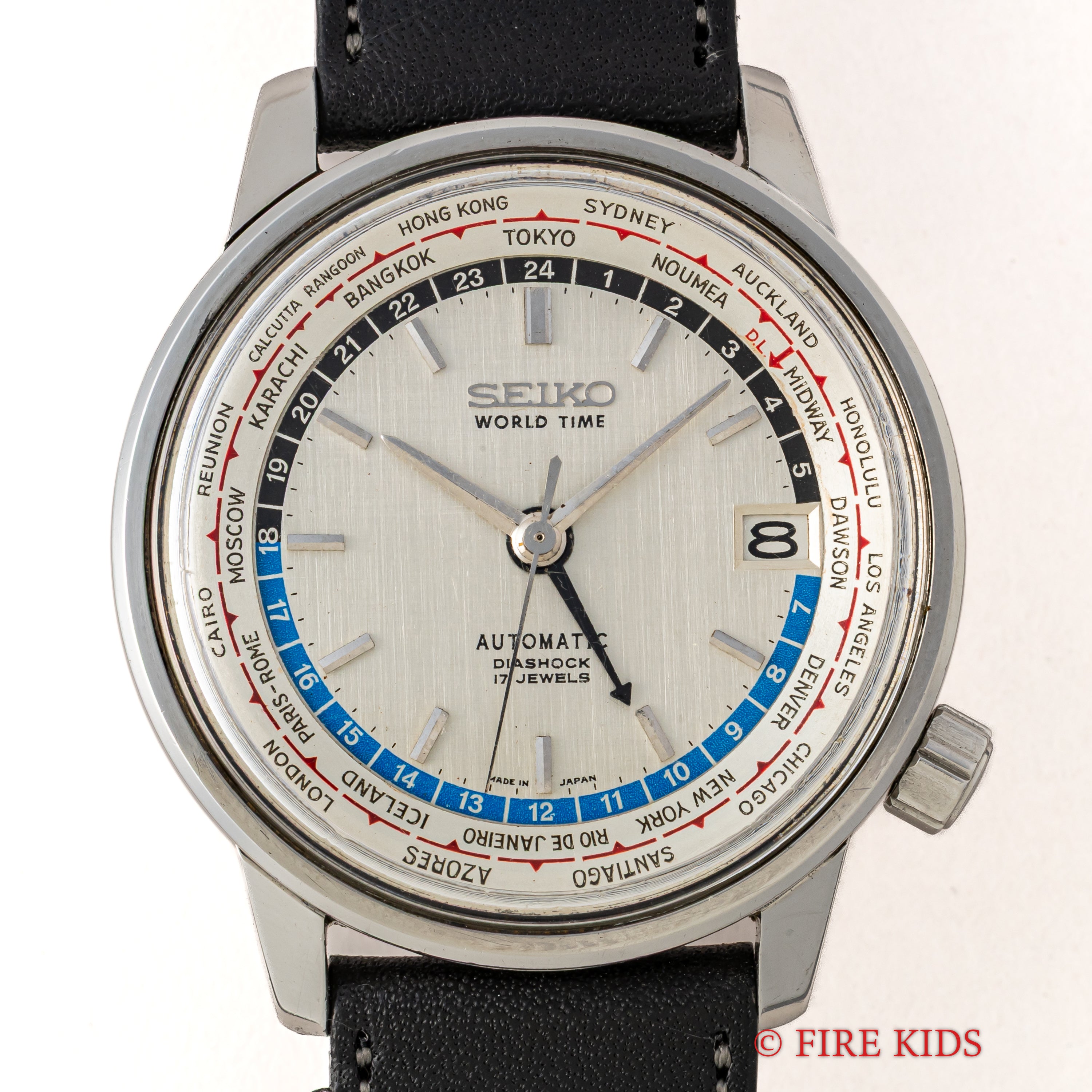 セイコー ワールドタイム 1964年製 Ref.6217-7000 聖火マーク 自動巻き