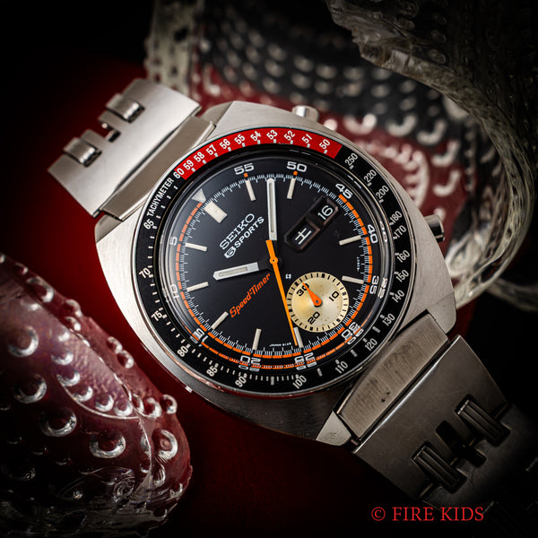 セイコー61スピードタイマー セイコー スピードタイマー 角目 1973年製 クロノグラフ Ref