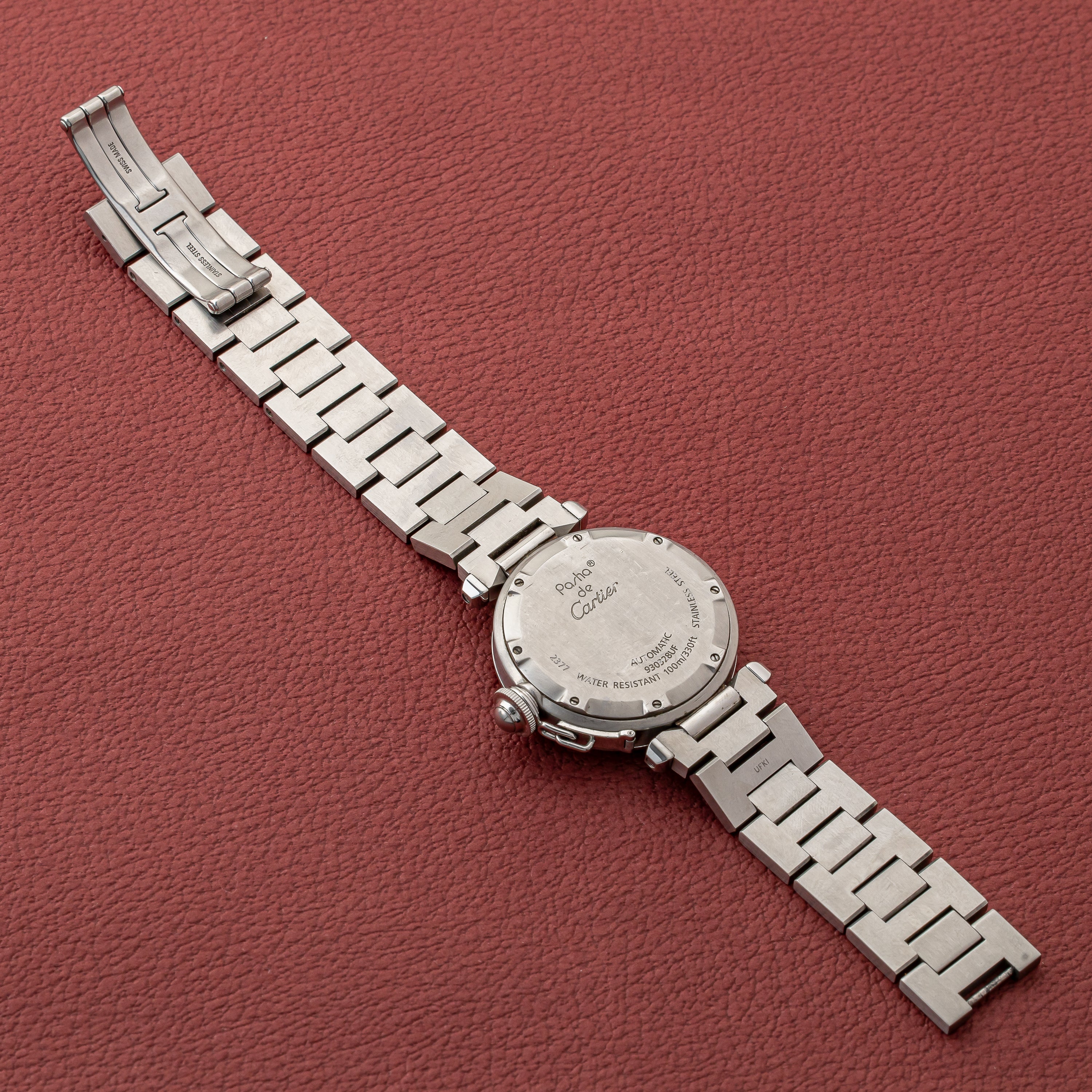 カルティエ パシャC メリディアン 2000年代製 Ref.2377 GMT シルバーダイヤル
