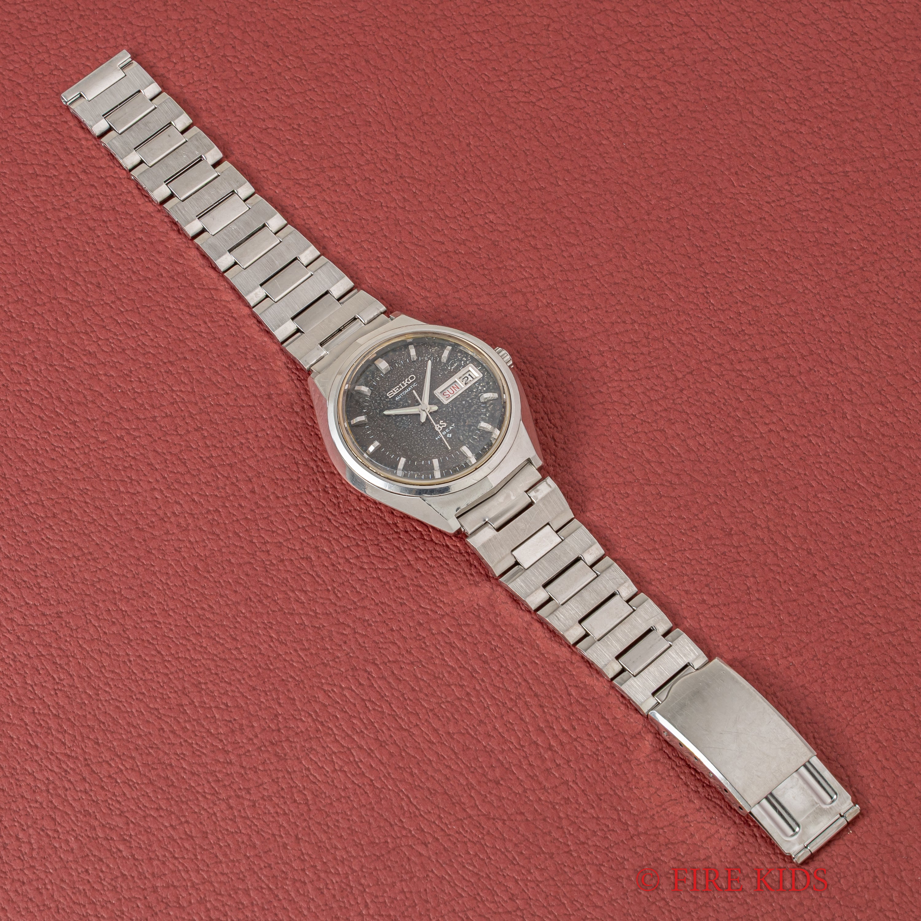 グランドセイコー 61GS パティーナダイヤル 10振動自動巻 1972年製 3面カットガラス Ref.6146-8050 純正ブレス