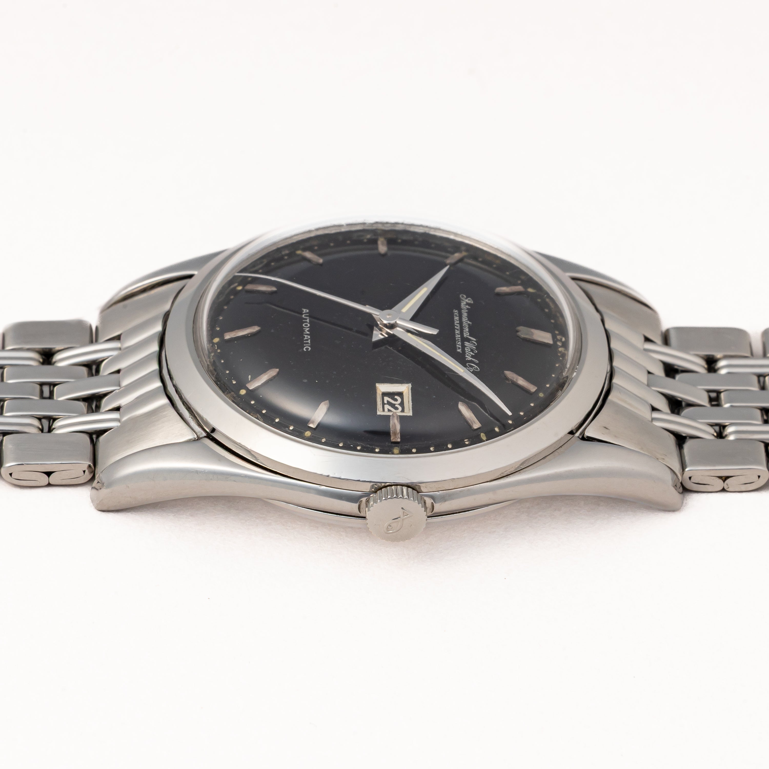 IWC ギルトダイヤル 寄り目 1960年製 ペラトン式 自動巻き Cal.8531 ゲイフレアー社製純正ブレス付き
