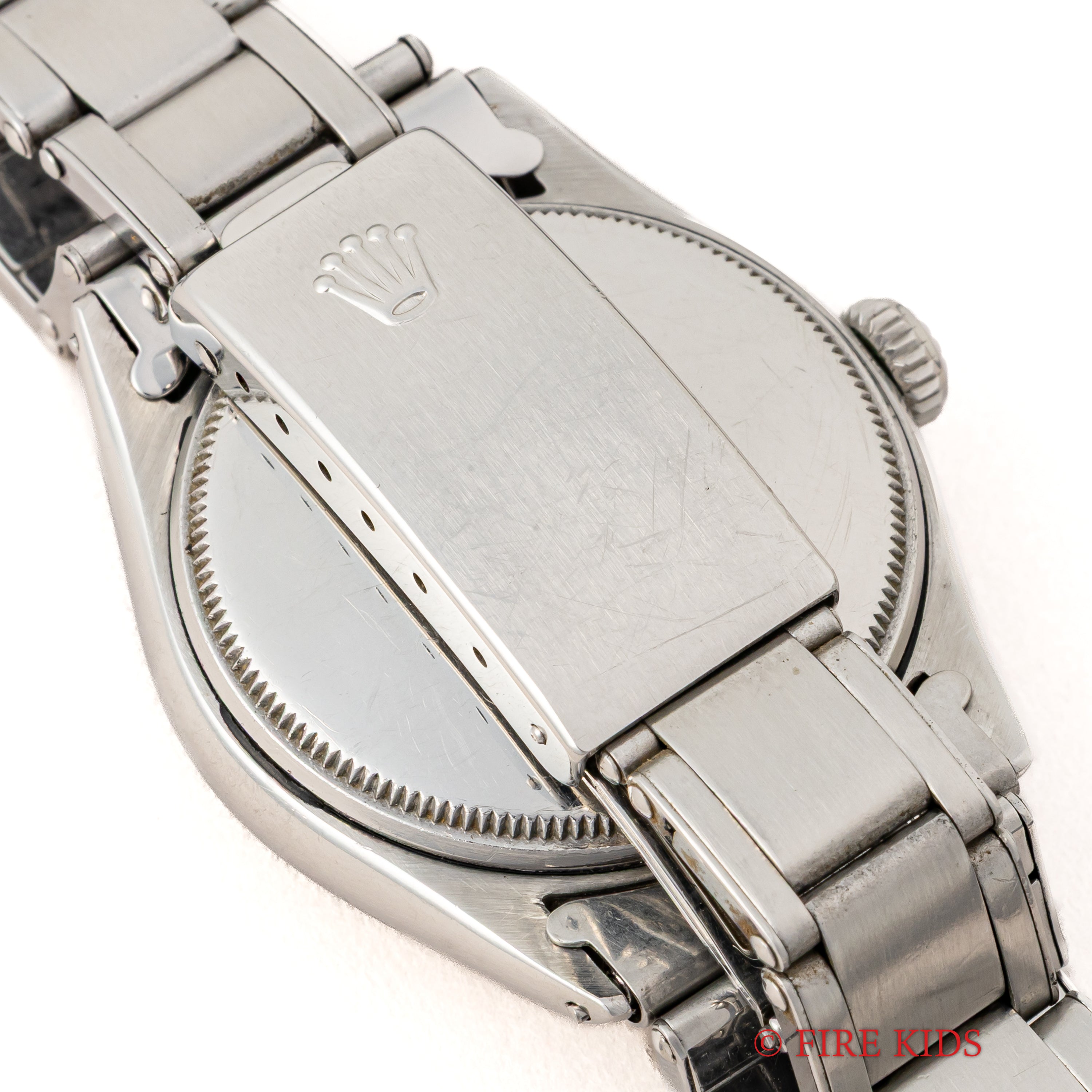 ロレックス セミバブルバック スーパーオイスターリューズ 1951年製 赤OFFICIALLY Ref.6085 プロペラハンド