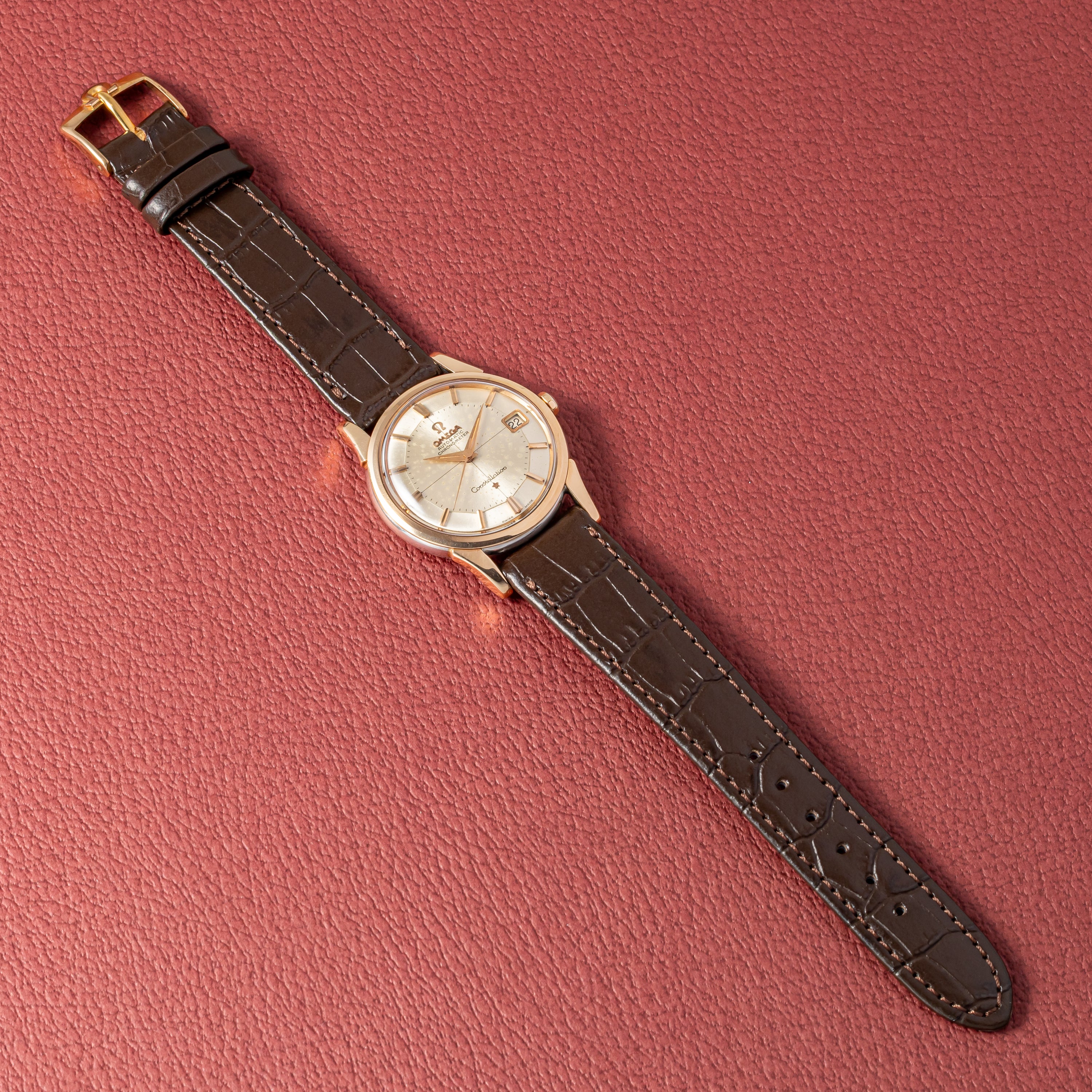 オメガ コンステレーション 12角 1962年製 Ref.14393 61 SC トップゴールド 箱付き
