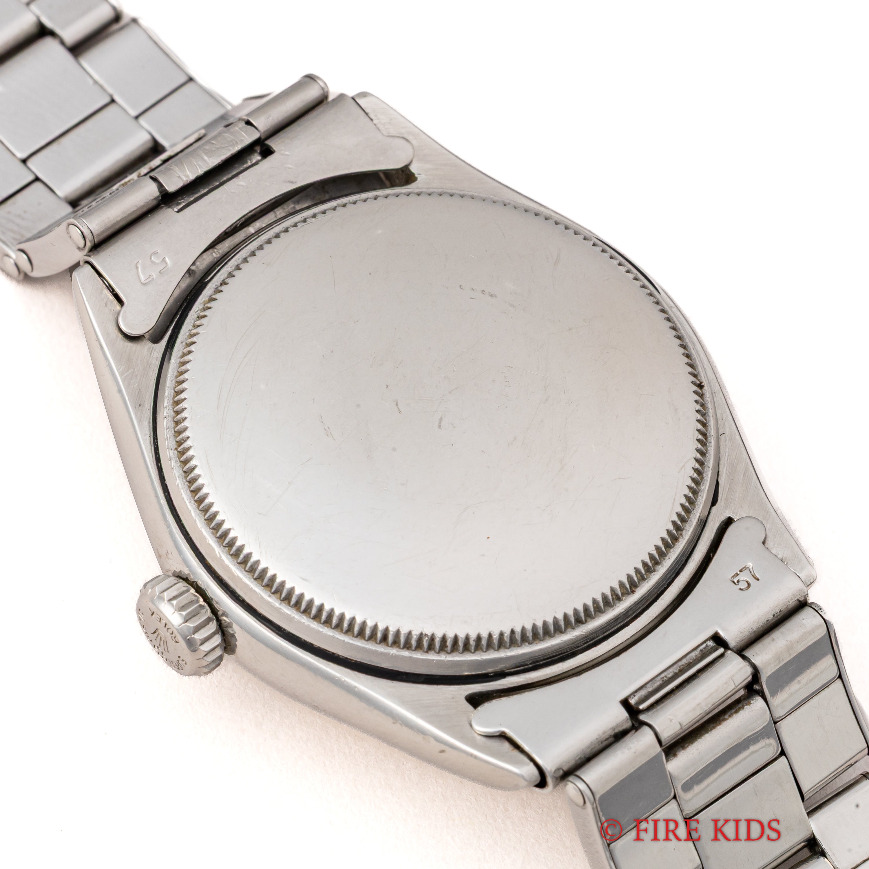 ロレックス セミバブルバック スーパーオイスターリューズ 1951年製 赤OFFICIALLY Ref.6085 プロペラハンド