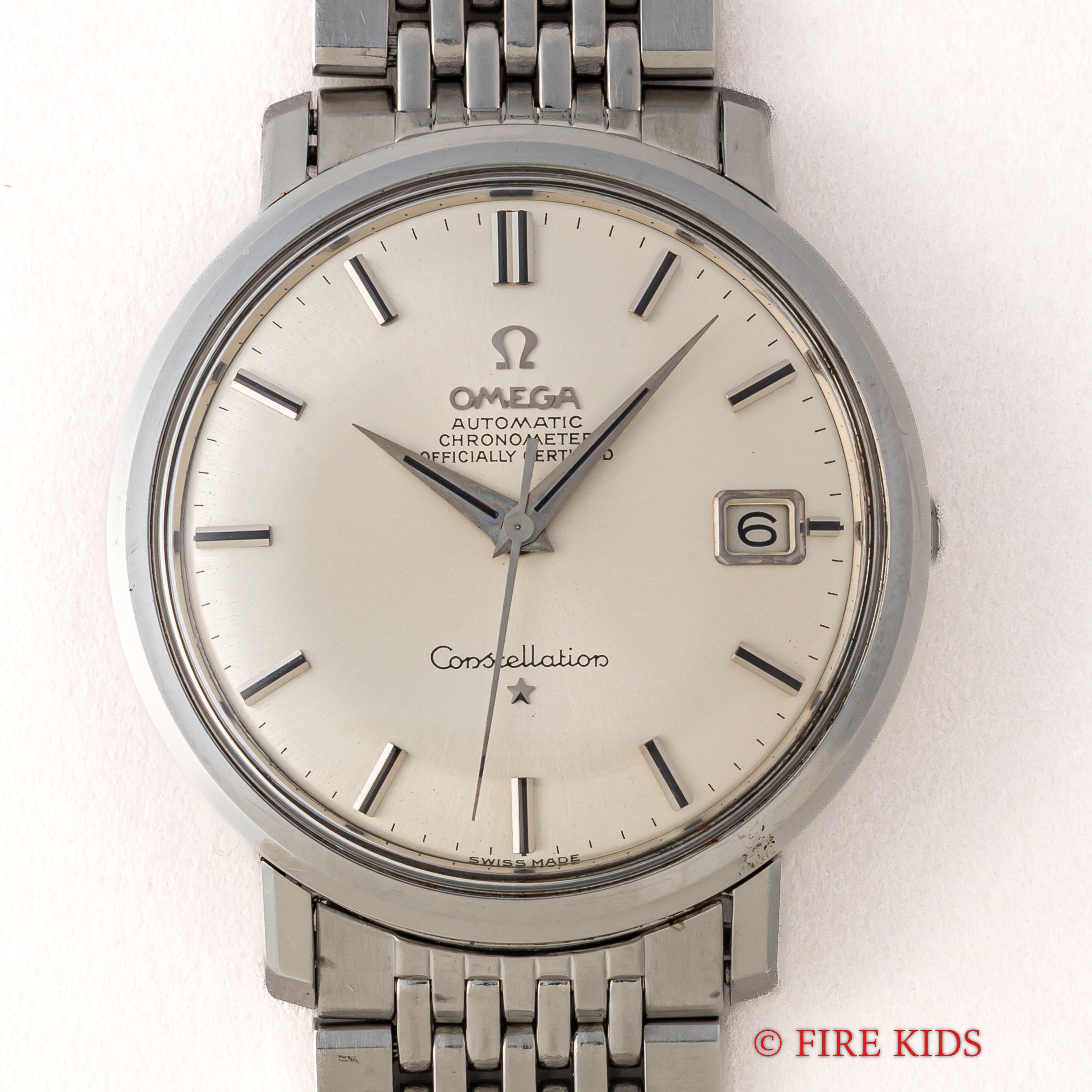 オメガ コンステレーション ラウンドケース 1966年製 Ref.168.004 純正ブレス付き