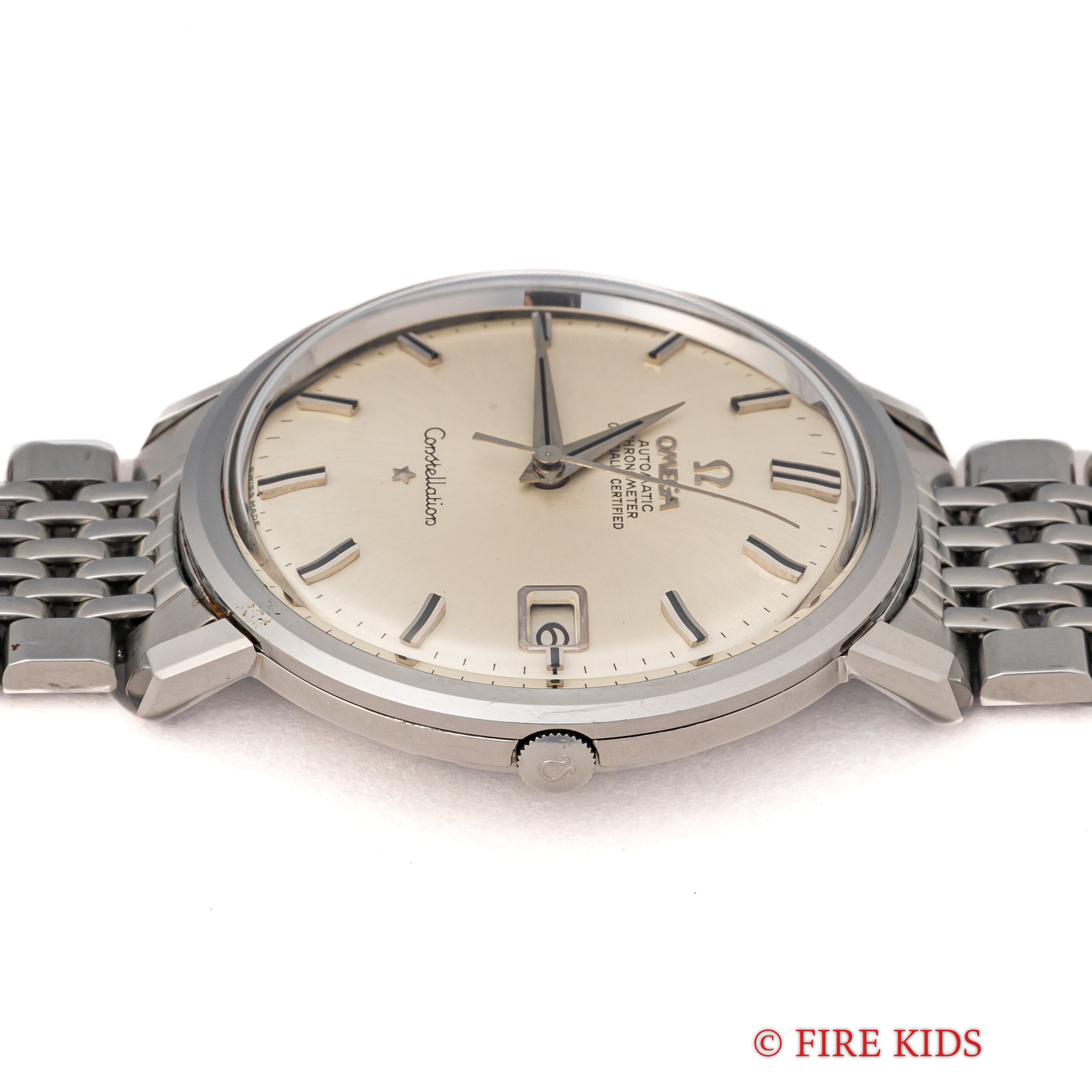 オメガ コンステレーション ラウンドケース 1966年製 Ref.168.004 純正ブレス付き
