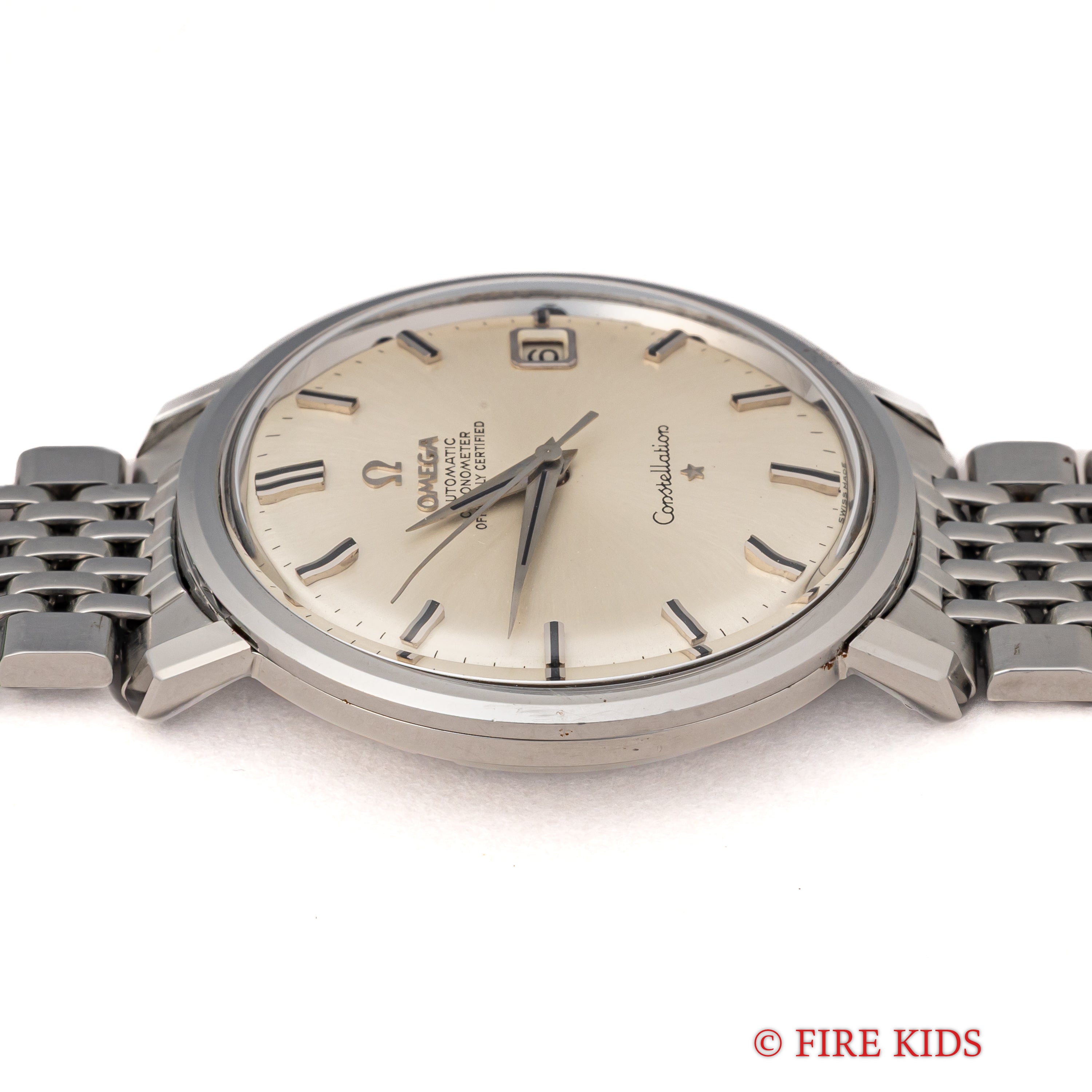 オメガ コンステレーション ラウンドケース 1966年製 Ref.168.004 純正ブレス付き